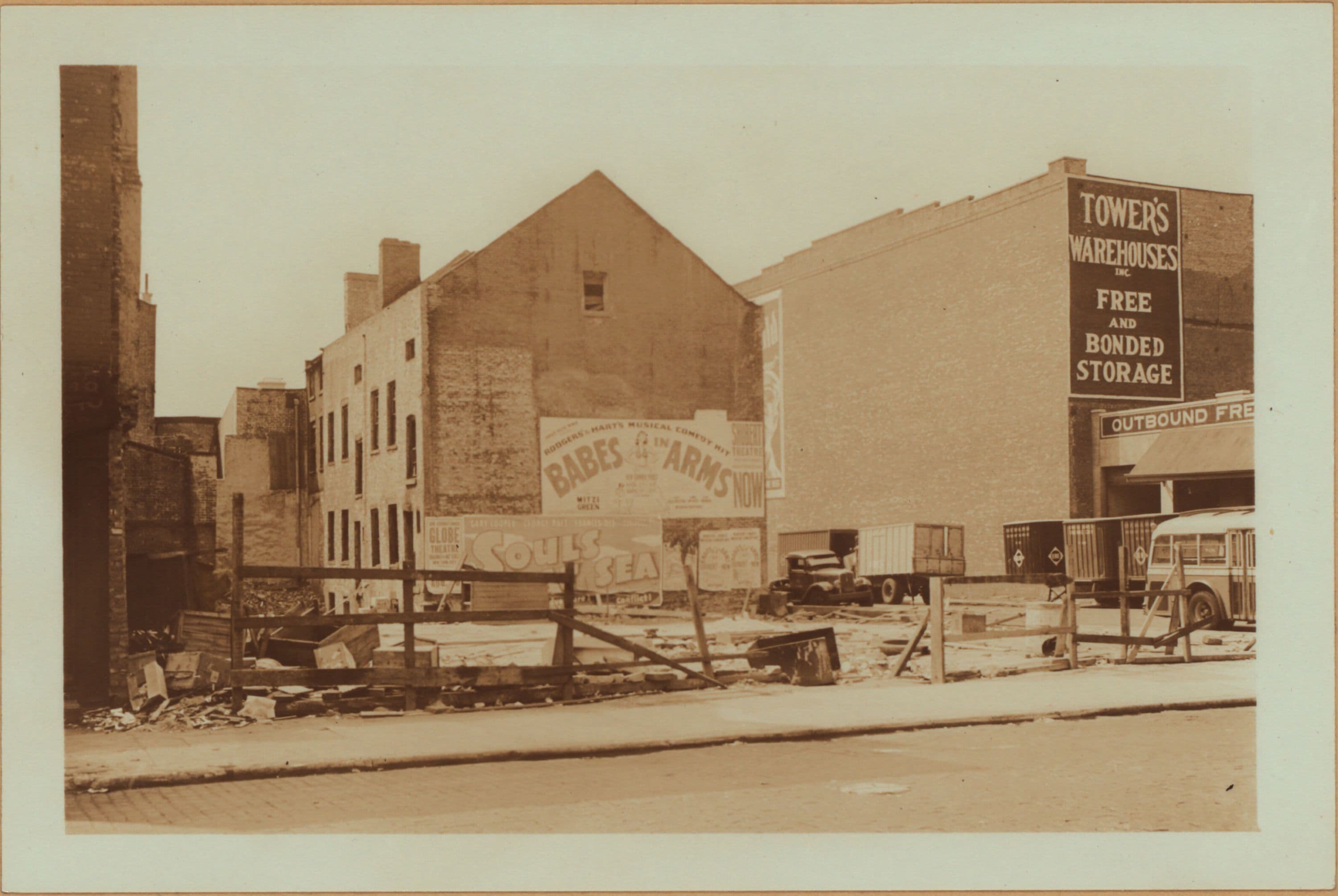 Manhattan: Watts Street - Washington Street, 1937
