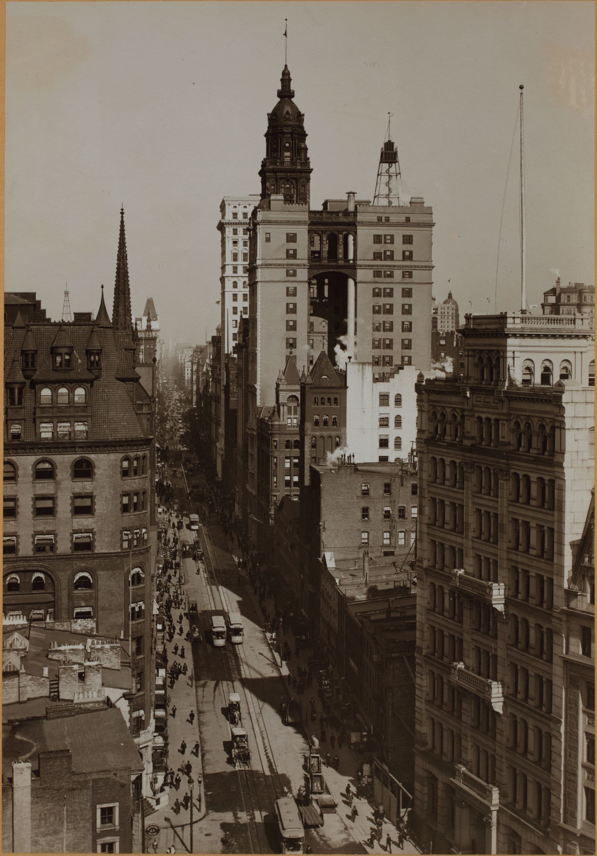 Manhattan: Broadway - Morris Street, 1893