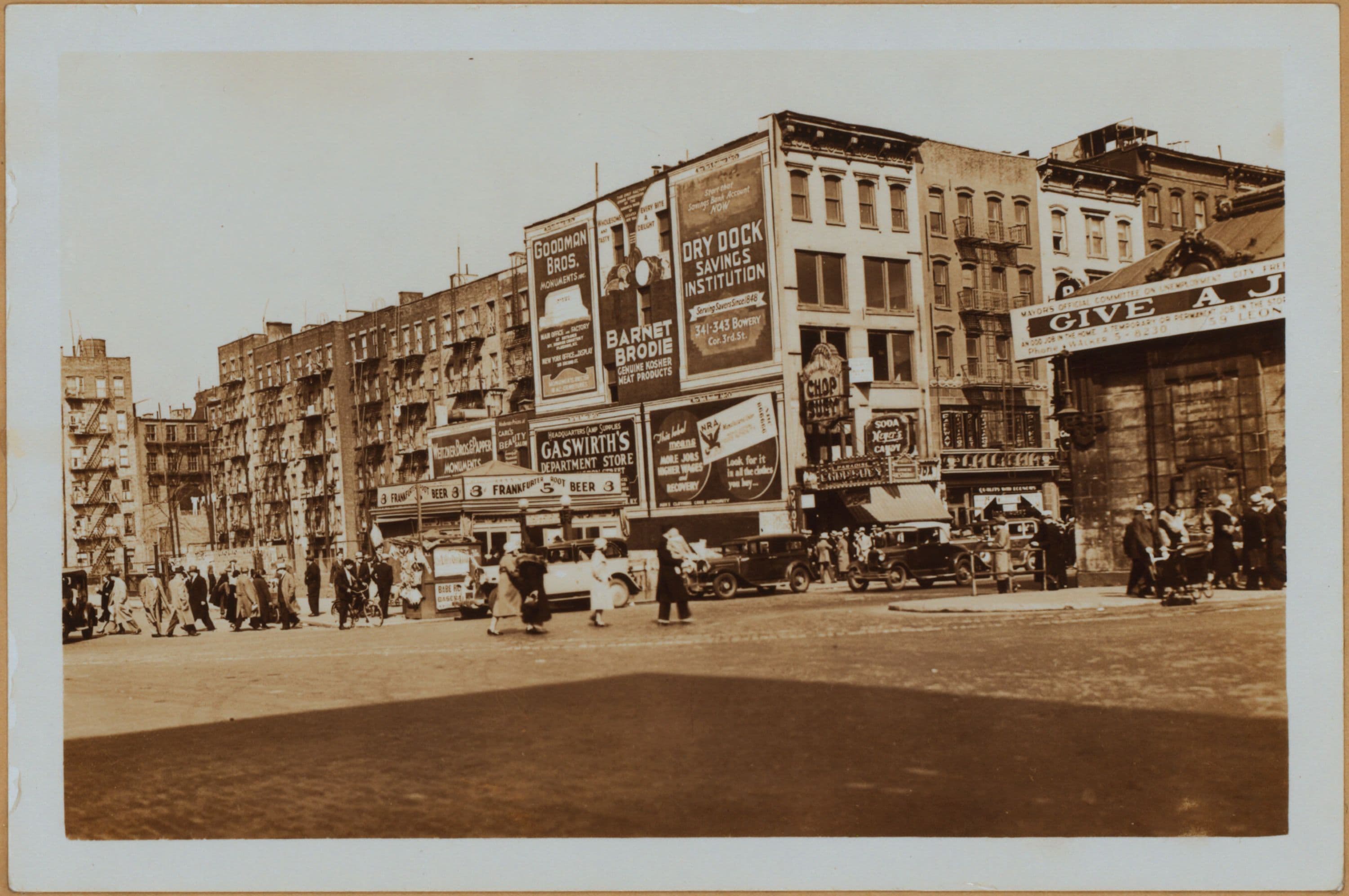 Manhattan: Essex Street - Delancey Street, 1930–1934