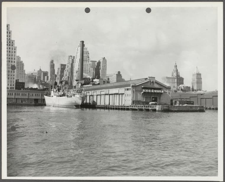 Norgulf at Pier 14, East River]