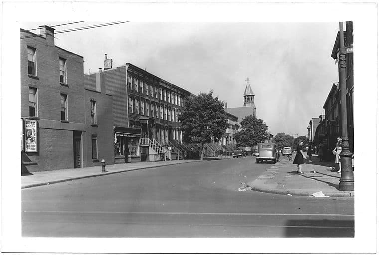 Madison Street at Franklin Avenue, to Northeast, Brooklyn