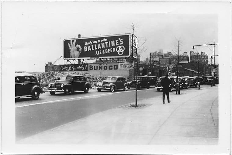 York Avenue at 92nd Street and , East side to Southeast, Manhattan