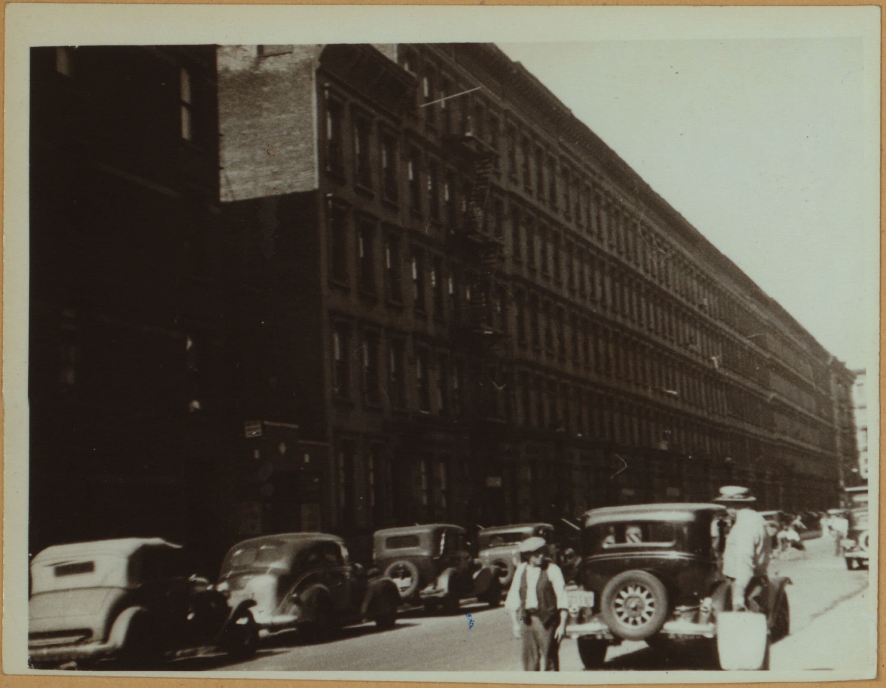 Social conditions - Housing - Views of tenements in poor neighborhoods of Manhattan.