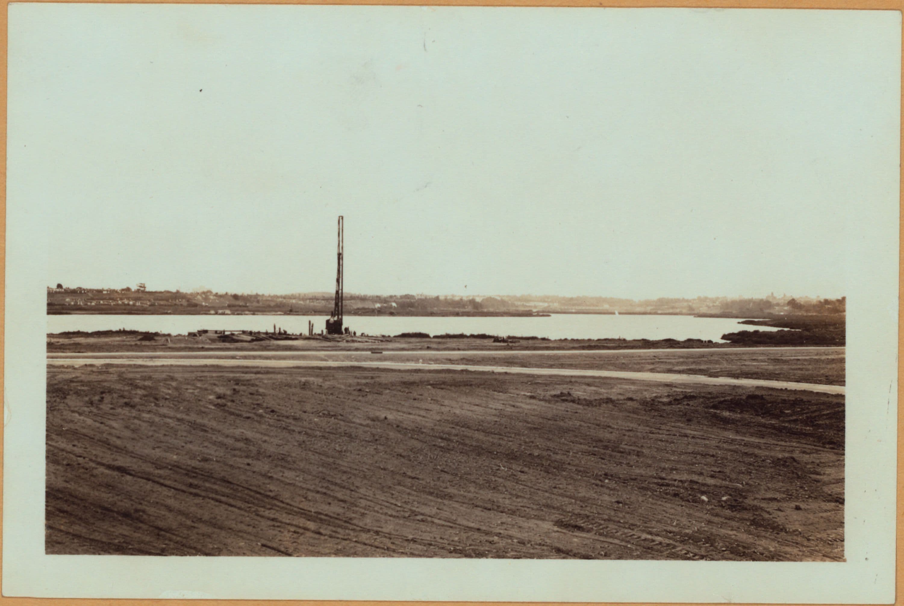Queens: Flushing Meadow Park - [Fountain Lake - Grand Central Parkway.], 1937