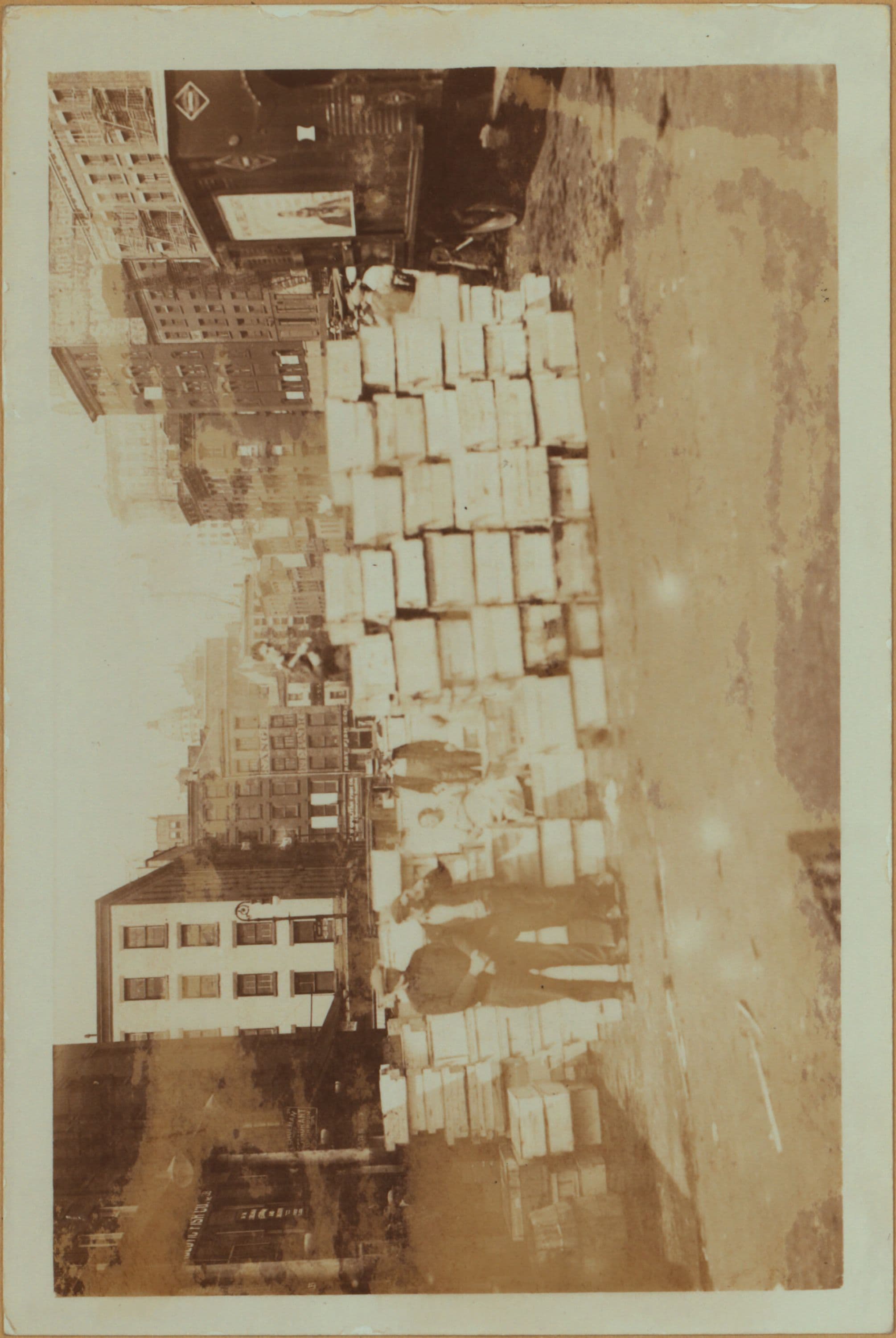 Strikes and demonstrations - Fish dealers - [Fulton fish market.]