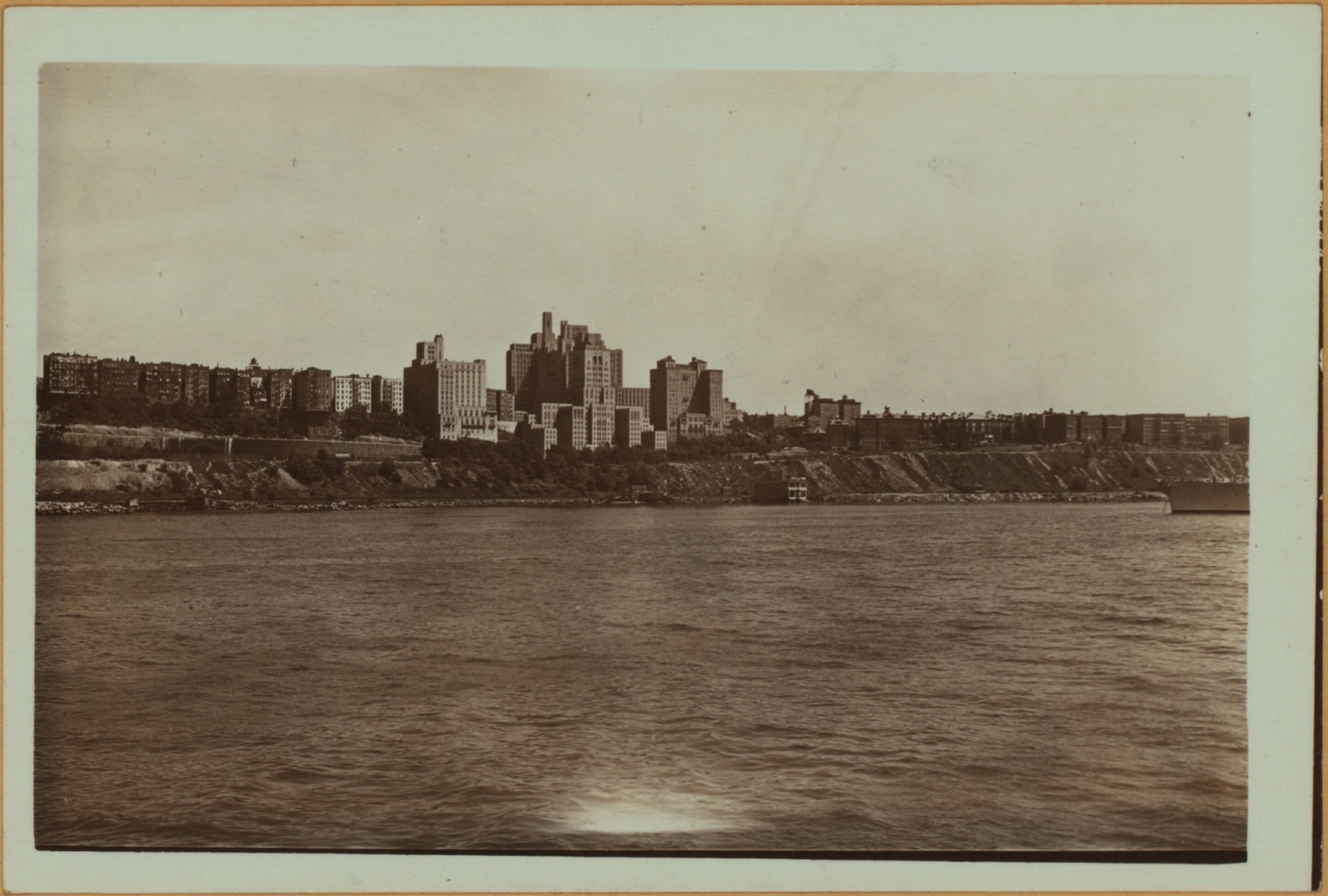 North (Hudson) River - shore and skyline.