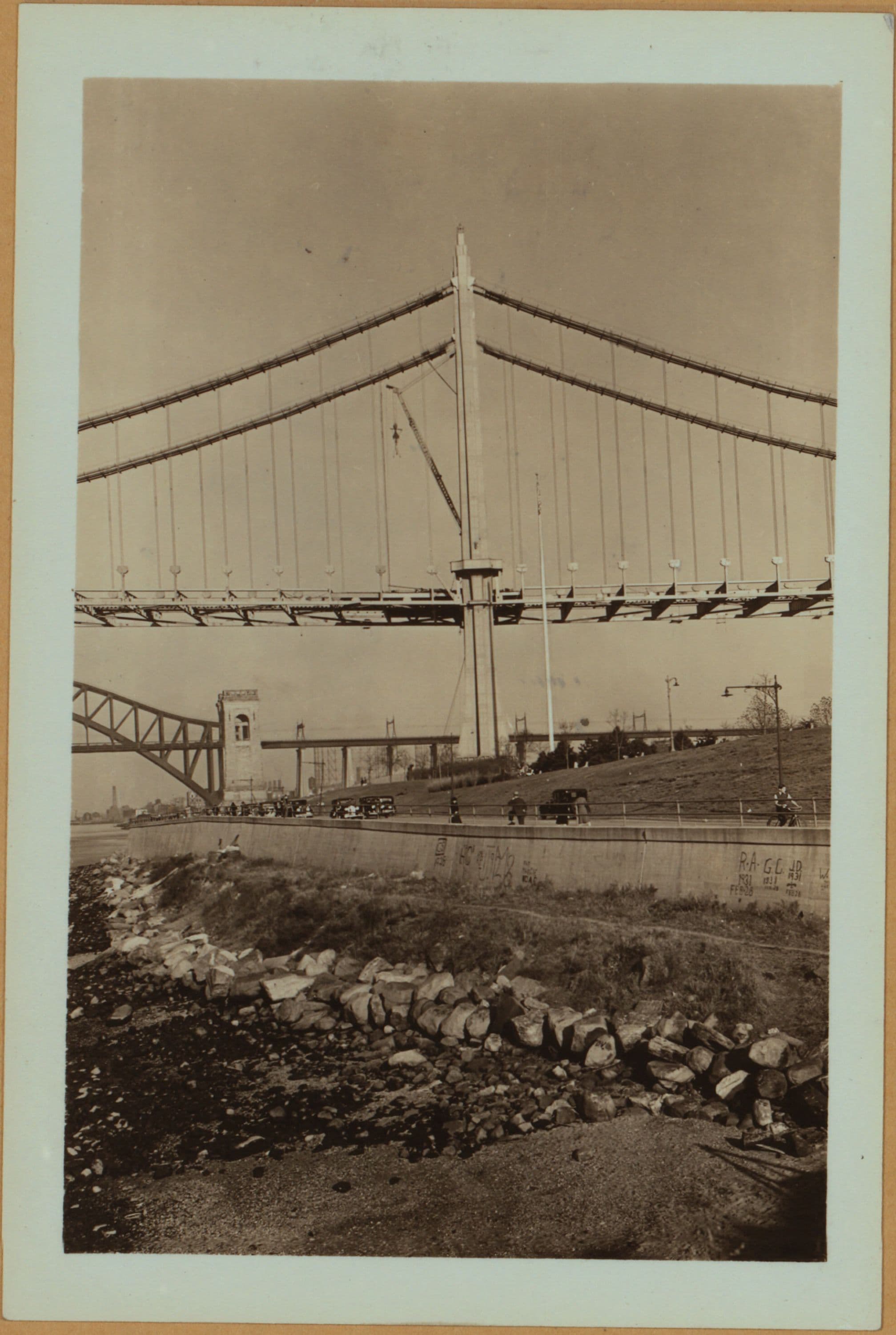 Bridges - Triborough Bridge - [Bridge tower - Astoria Park, Queens.]