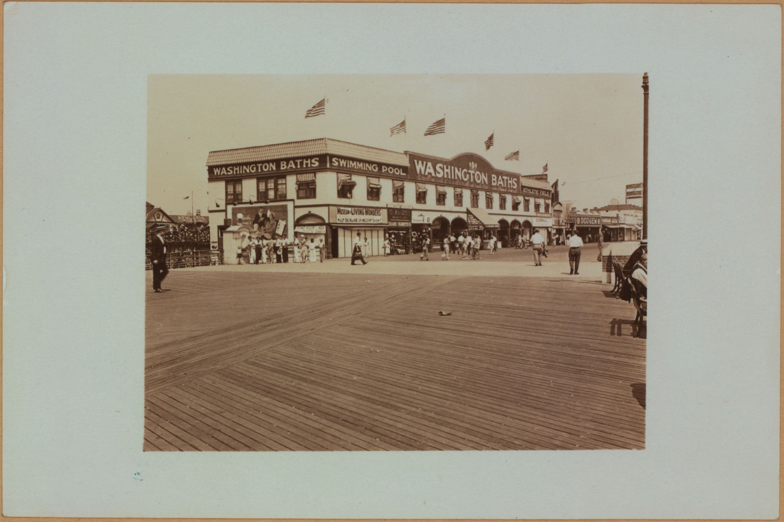 Islands - Coney Island - [Riegelmann boardwalk - Washington Baths.]