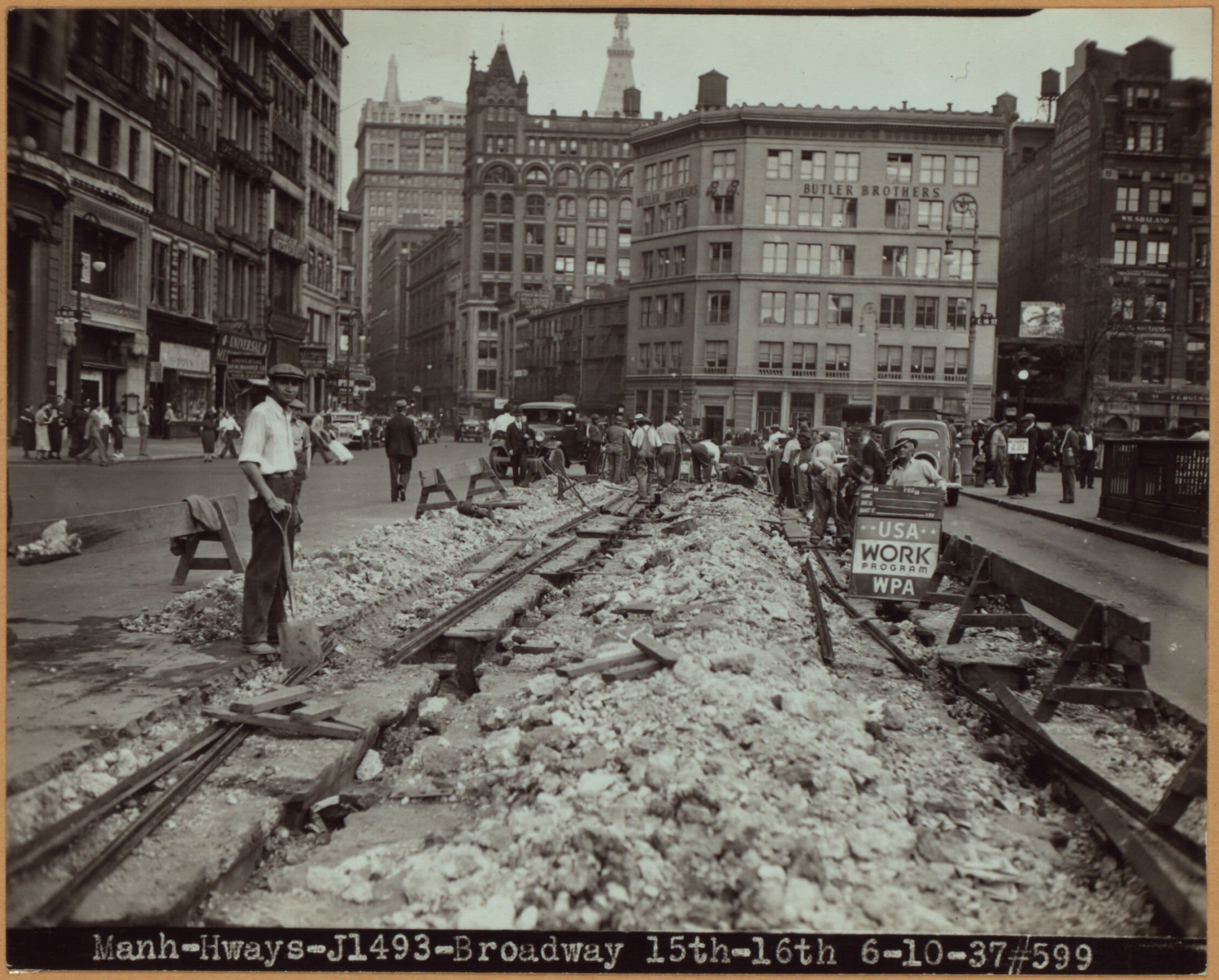 Manhattan: Union Square (West) - 15th Street (East) - [Union Square Park.]