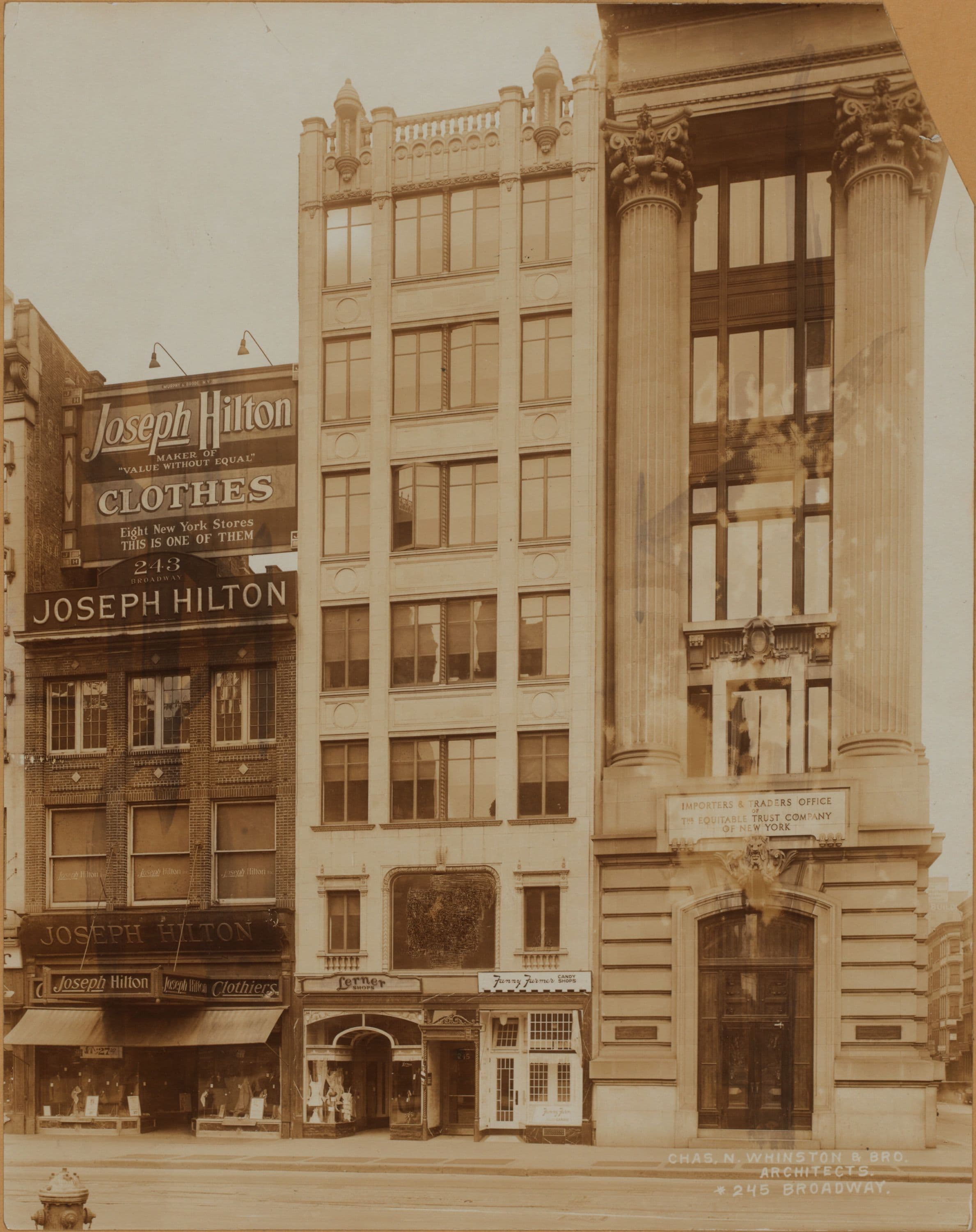 Manhattan: Broadway - Murray Street, 1925