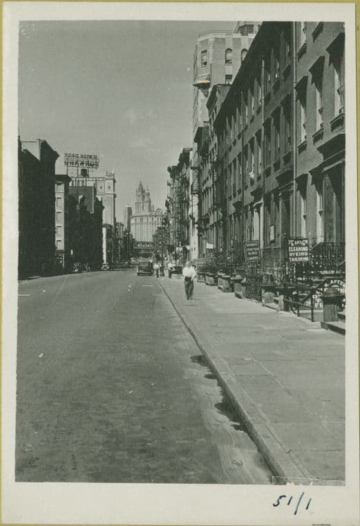 East Broadway #208 - Chatham Sq. looking southwest