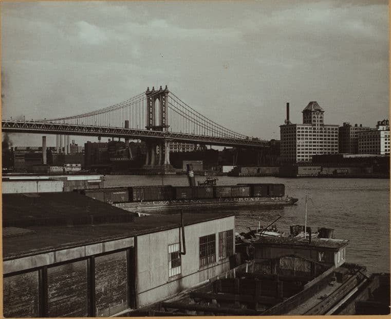 Bridges - Manhattan Bridge - [Brooklyn shore.]