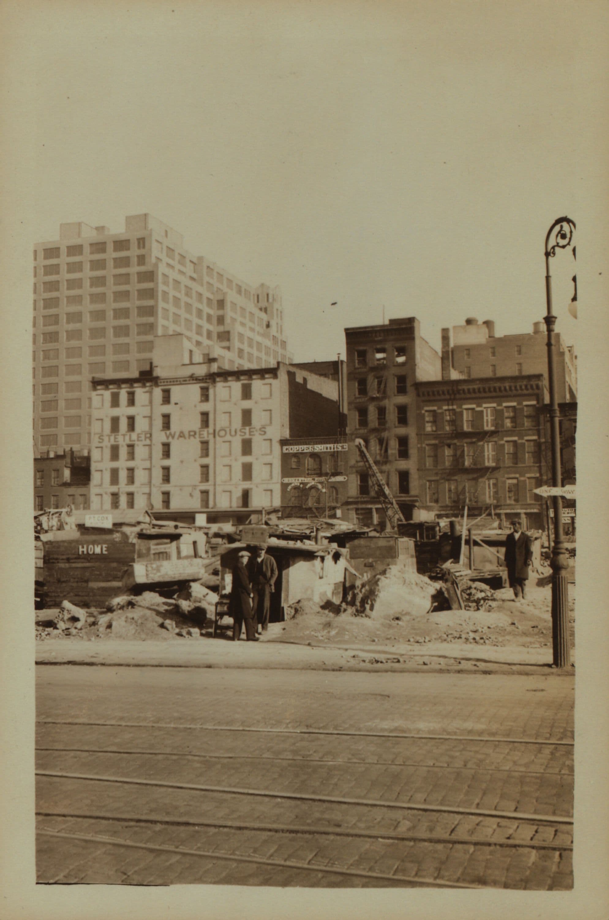 Squatters Colony along West Street.