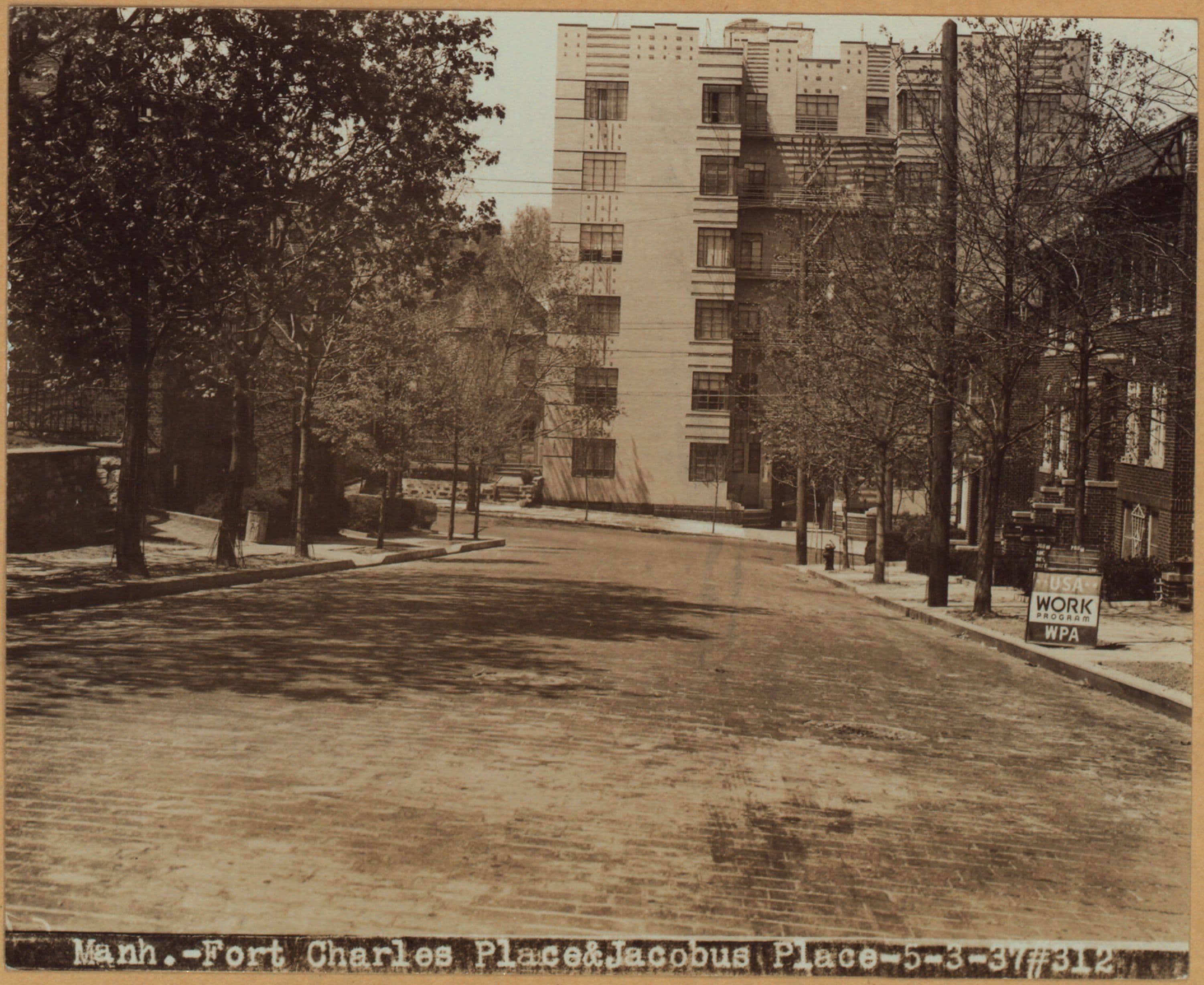 Manhattan: Van Corlear Place - 227th Street (West), 1937