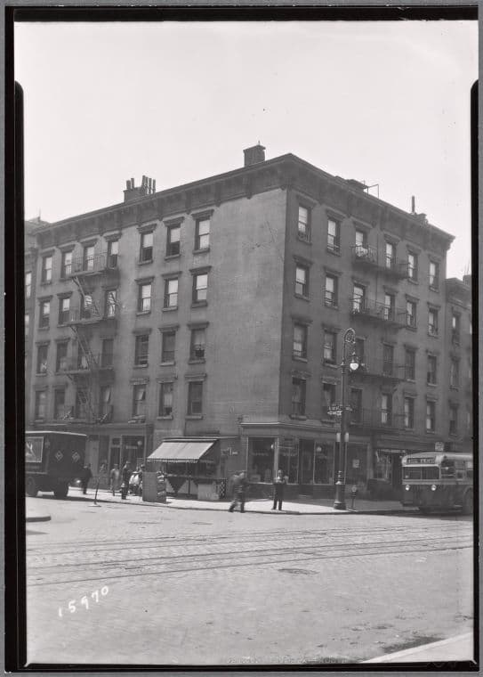 Tenements; Bar & Grill; Number 14 crosstown bus: E. 12th St.- Avenue A, Manhattan