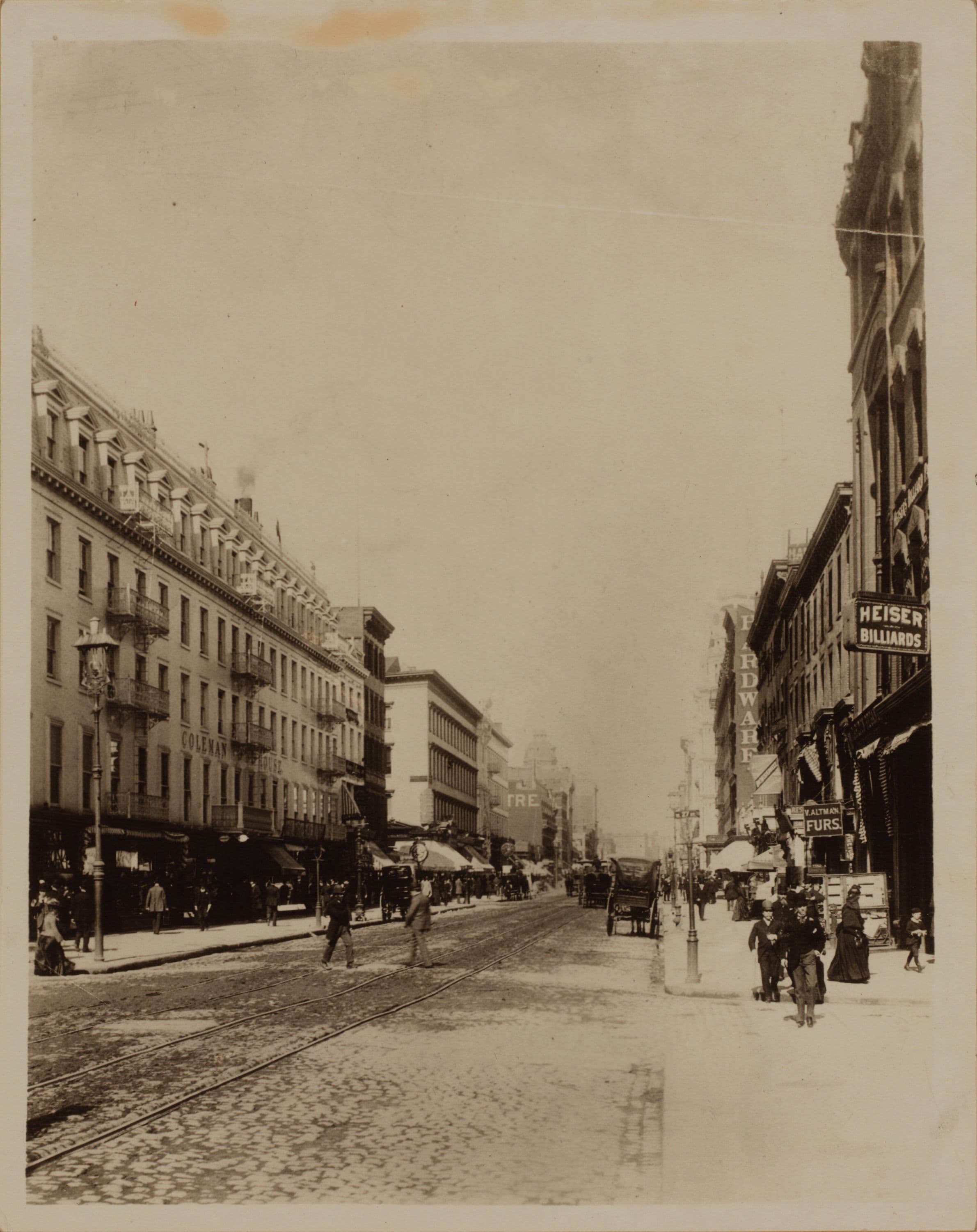 Manhattan: Broadway - 27th Street, 1889