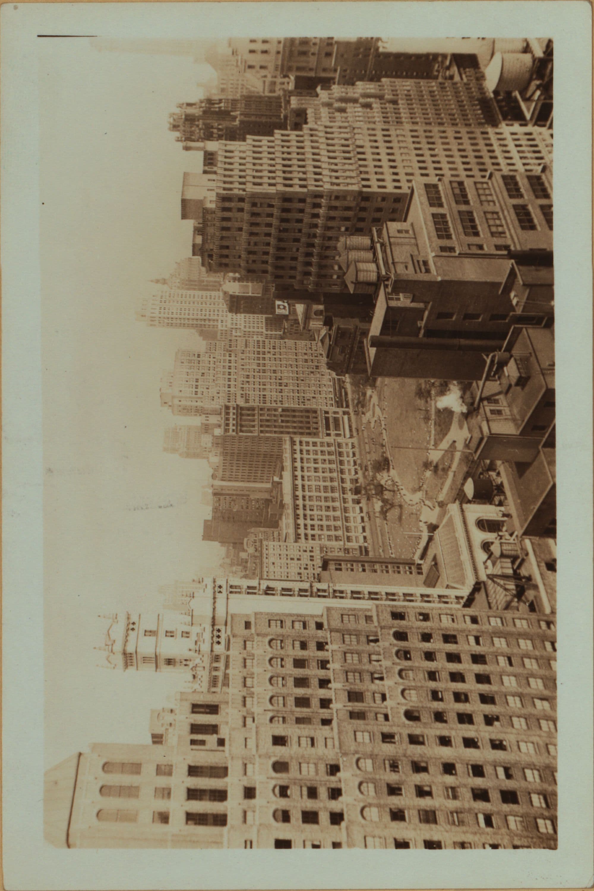 General view - Midtown Manhattan - [Bryant Park.], 1929