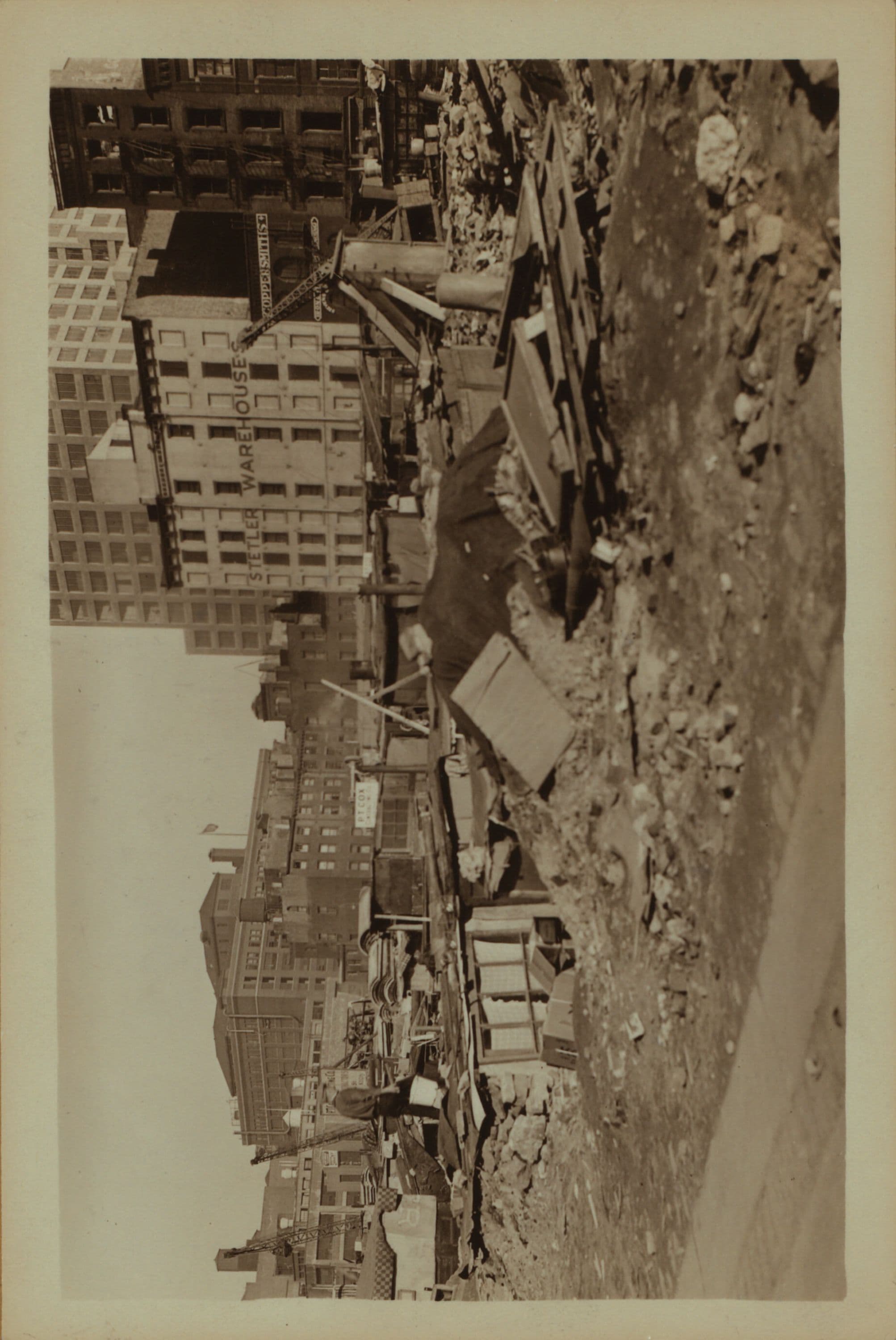 Squatters Colony along West Street., 1932