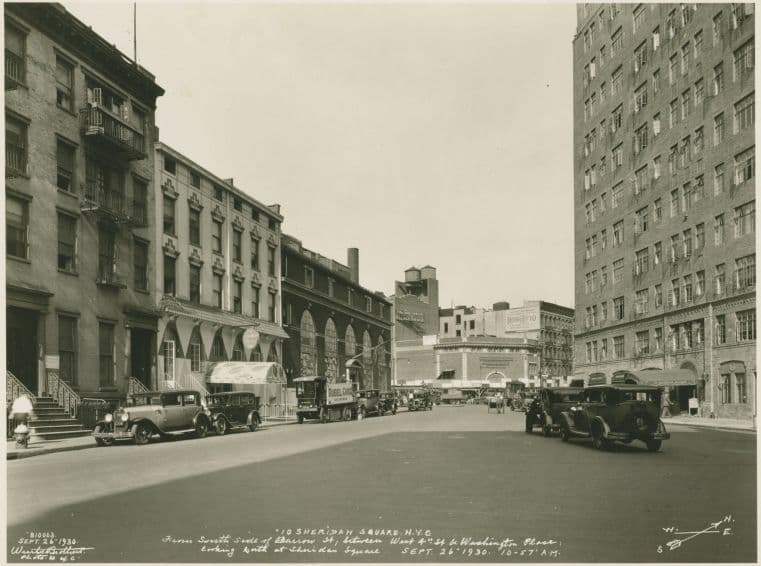 Sheridan Sq. #10 - Barrow Street - Washington Place looking north