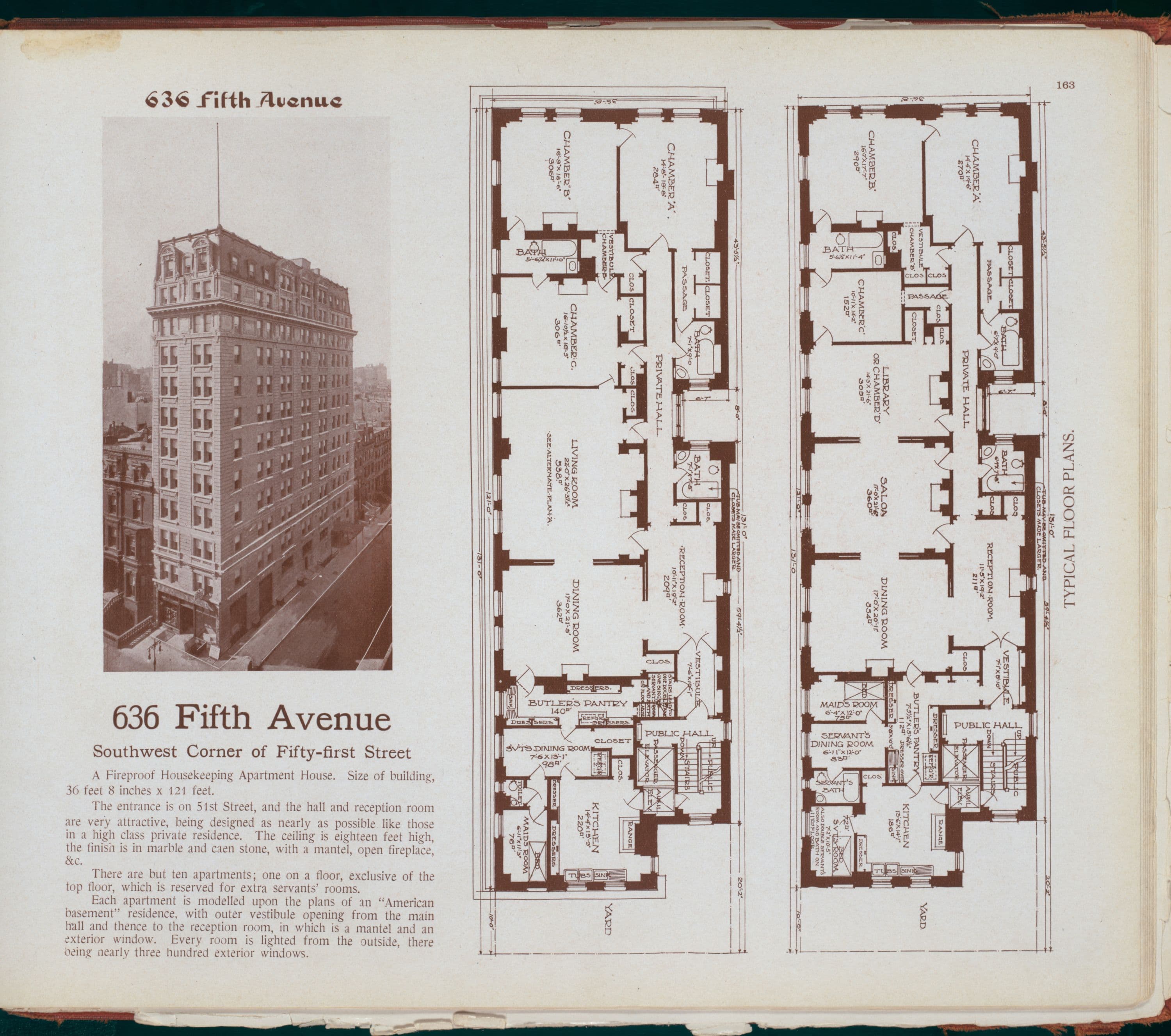 636 Fifth Avenue, Southwest corner of Fifty-first Street.