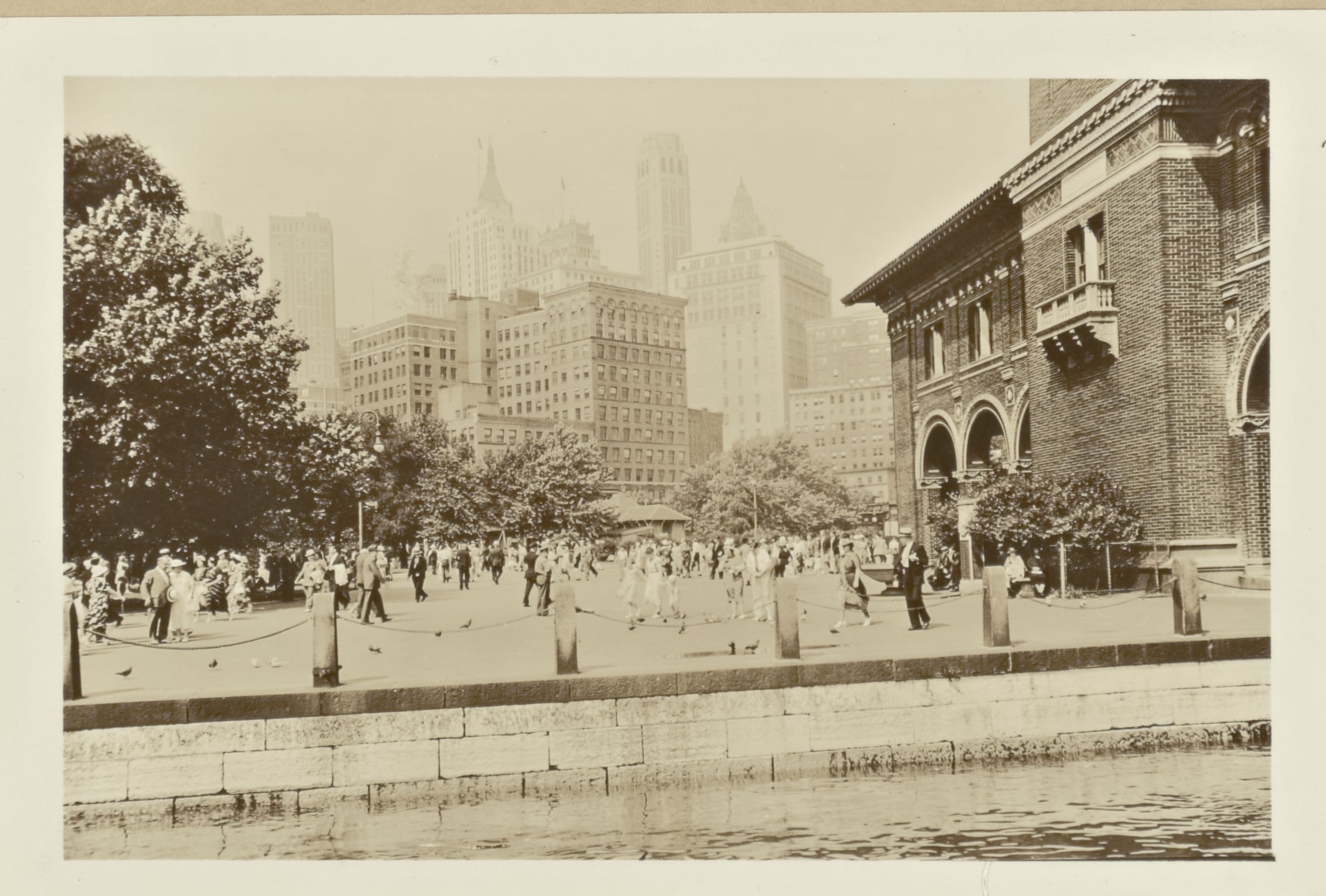 Manhattan: Battery Park - Barge Office., 1937