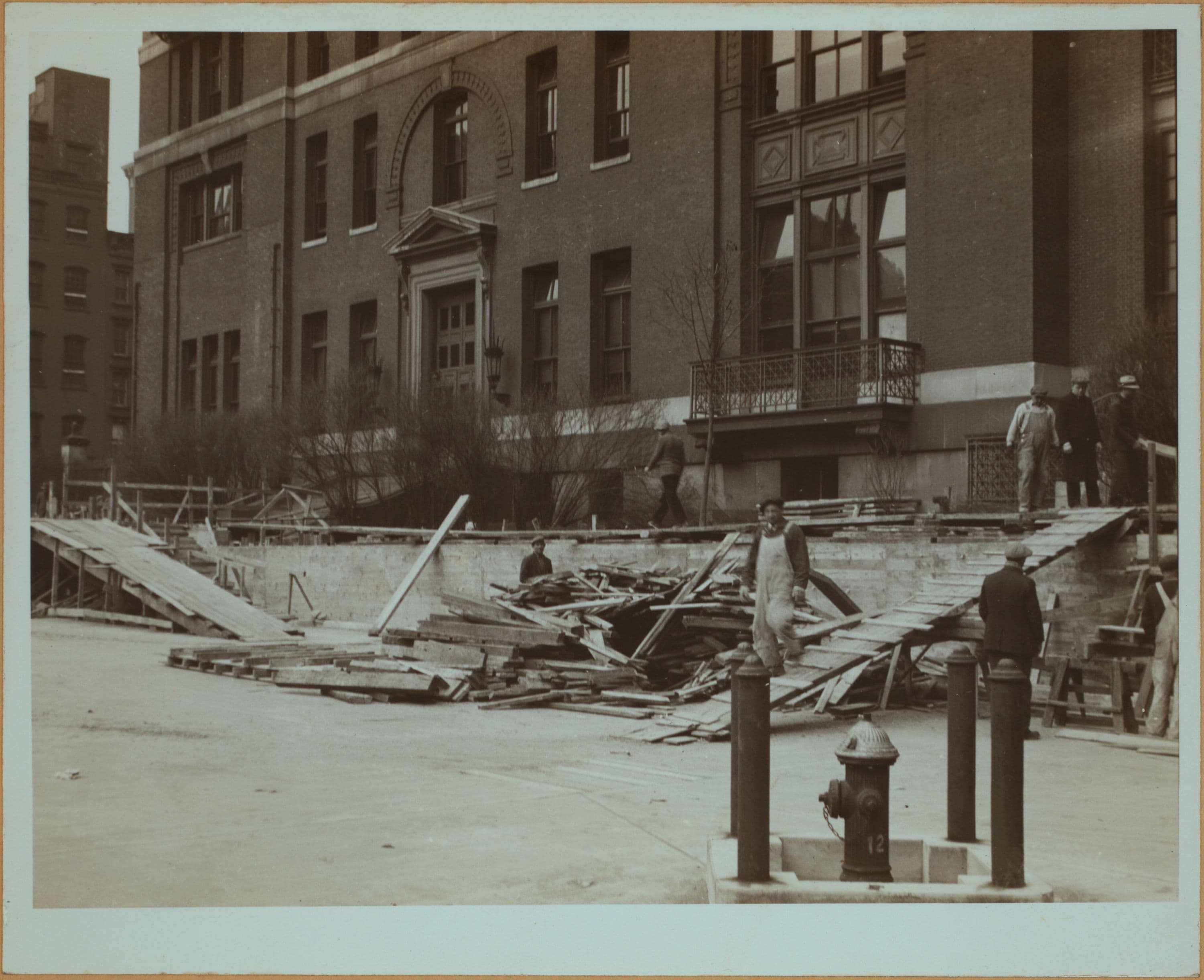 Hospitals - Bellevue Hospital - [The morgue building.], 1937