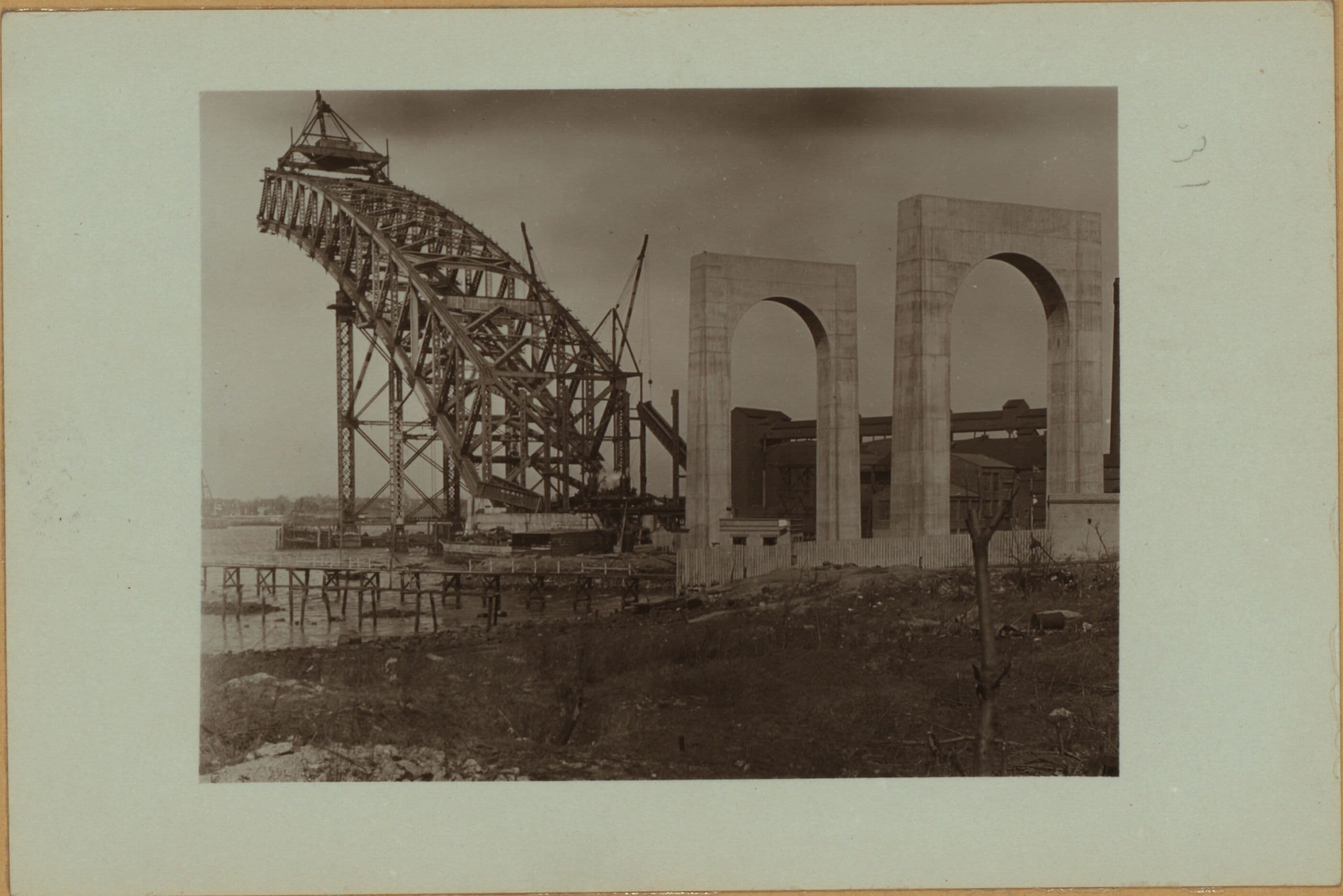 Bridges - Bayonne Bridge - [Construction.]