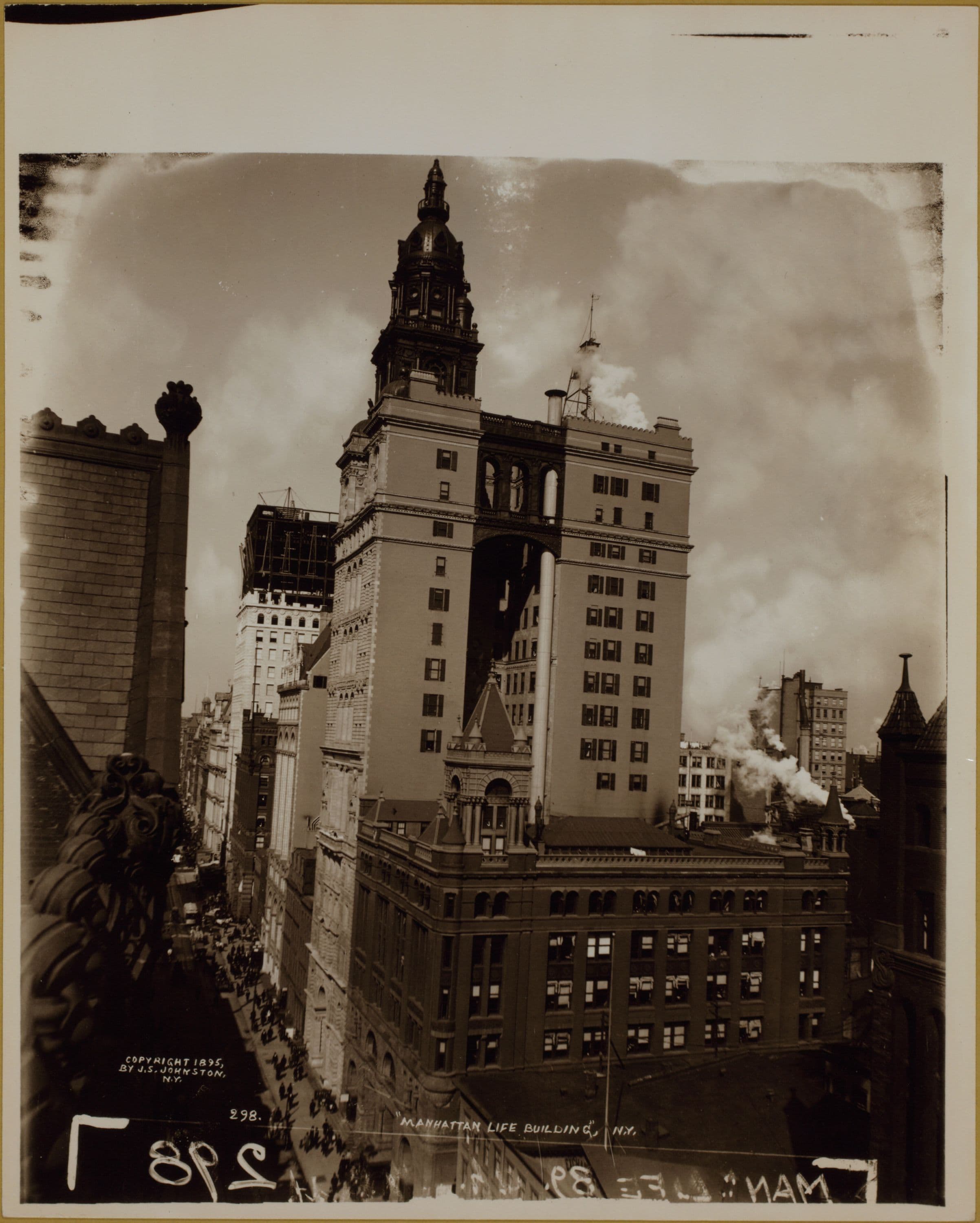Manhattan: Broadway - Exchange Place, 1895