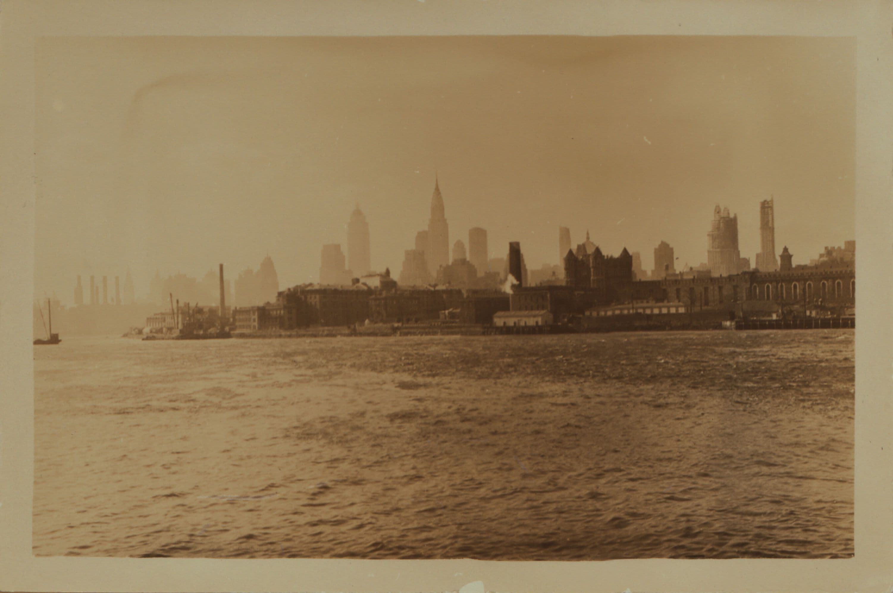 Islands - Welfare Island - [Midtown Manhattan skyline.]