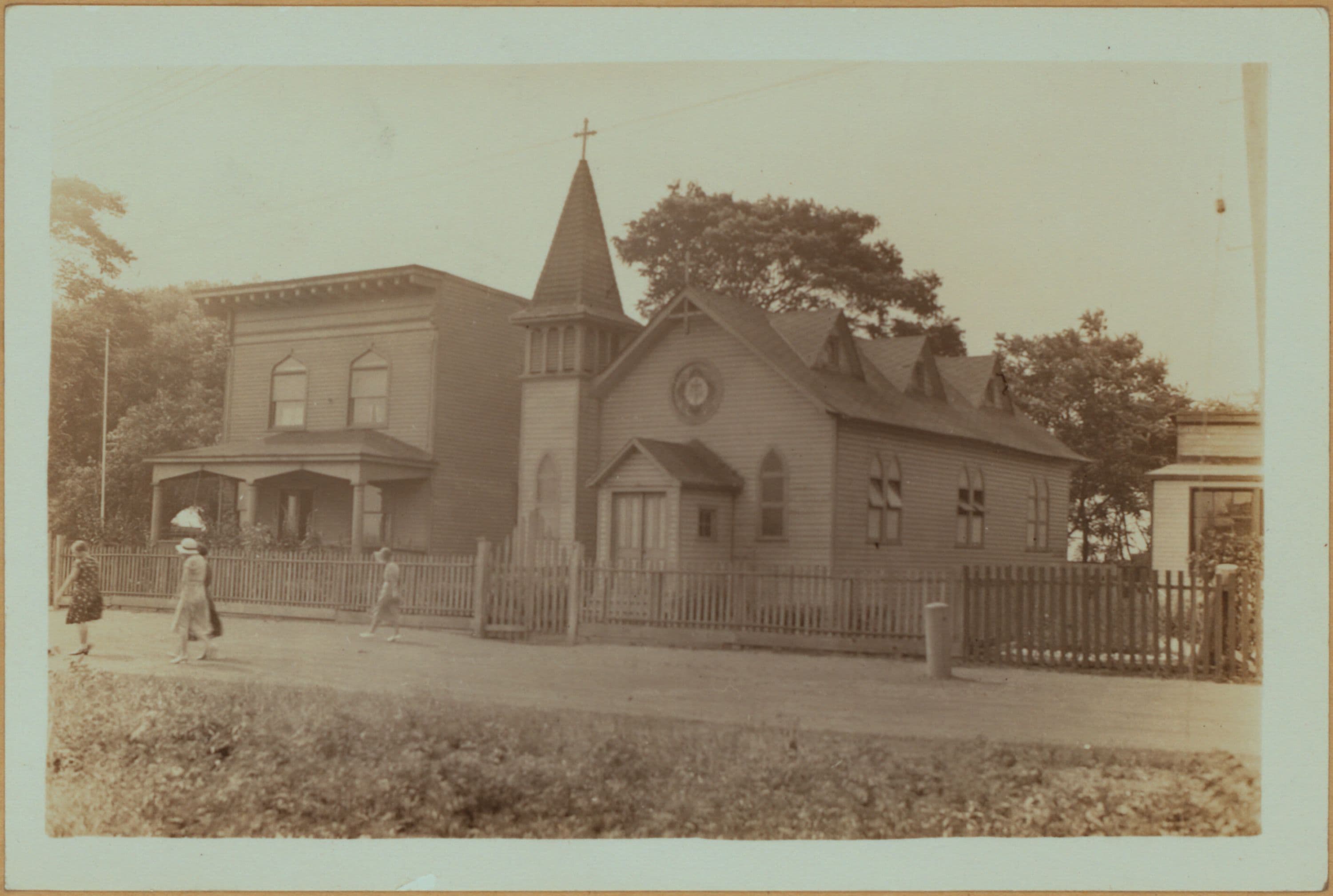 Islands - Barren Island - Roadway - [Roman Catholic Church.], 1931