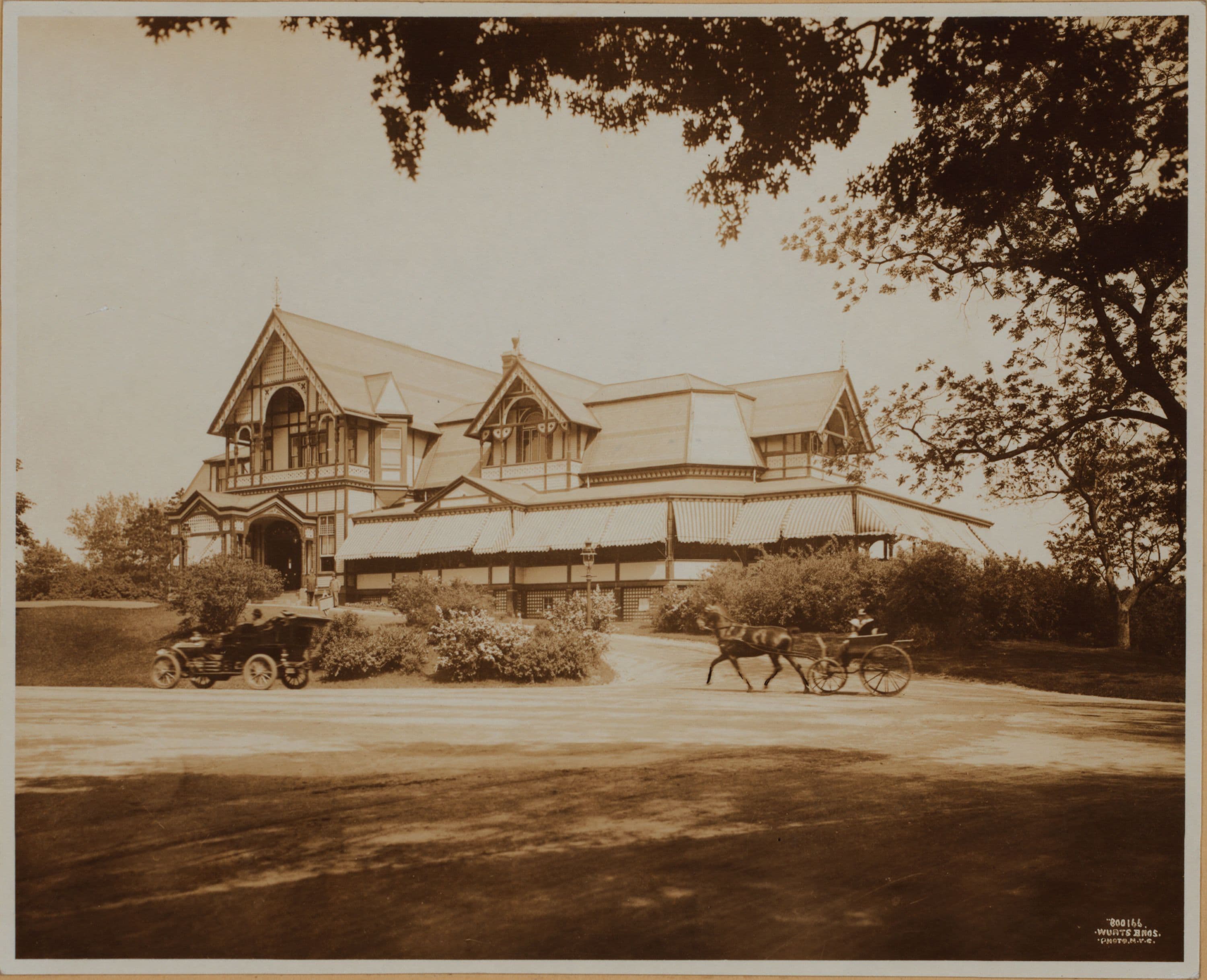 Manhattan: Central Park - East Drive - McGowan's Pass Tavern.