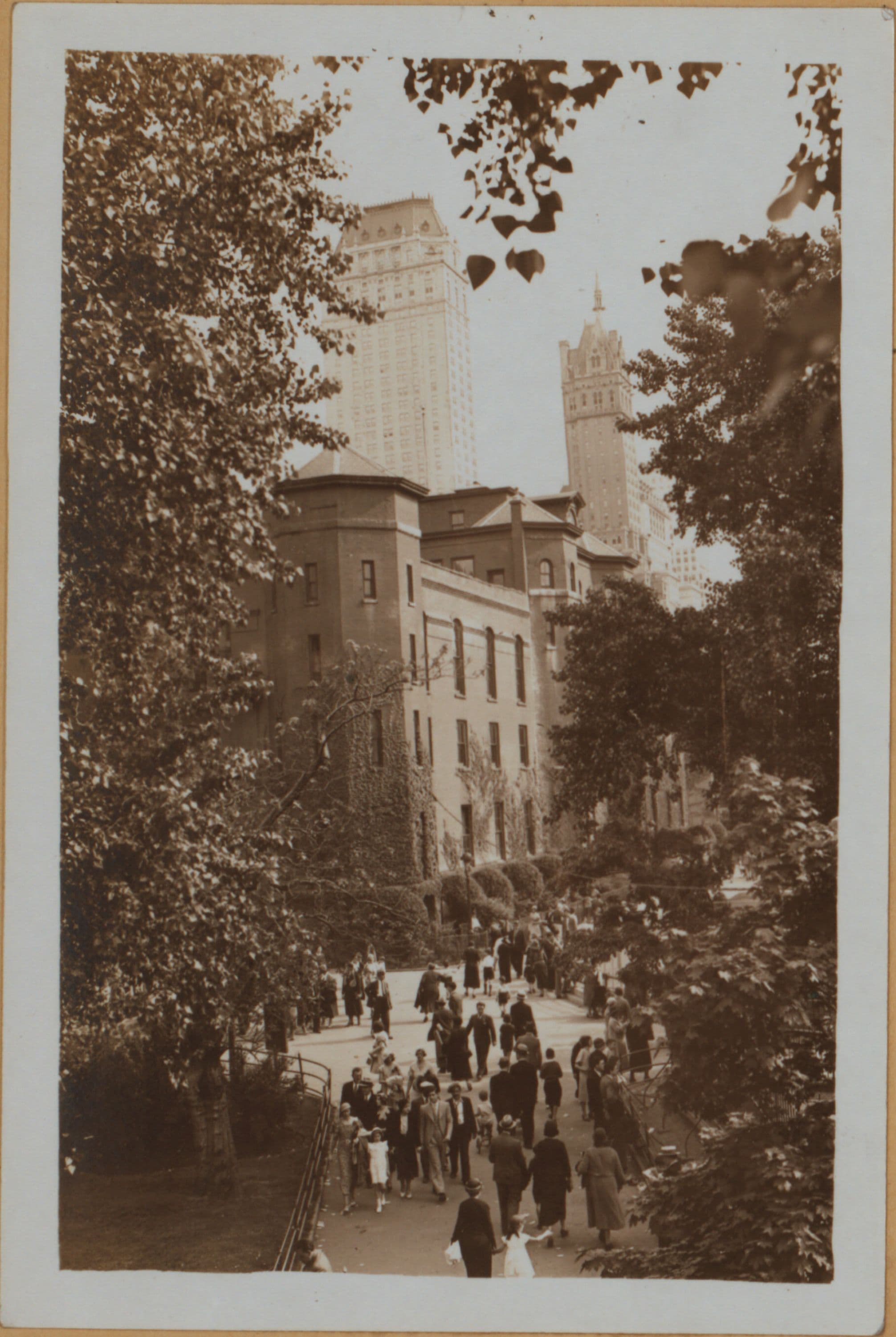 Manhattan: Central Park - [View of the Arsenal Building (rear).]