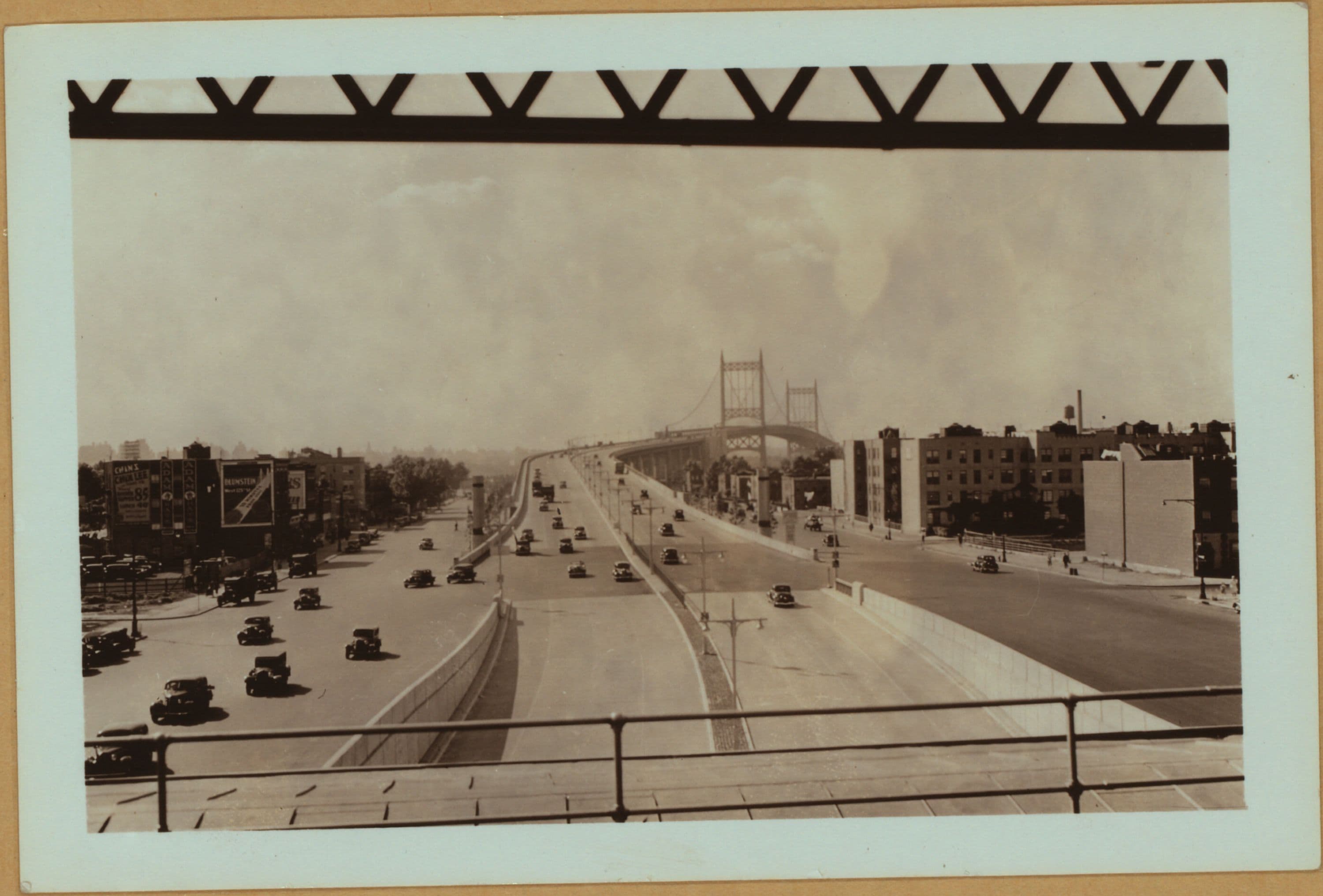 Bridges - Triborough Bridge - [Queens end.], 1937