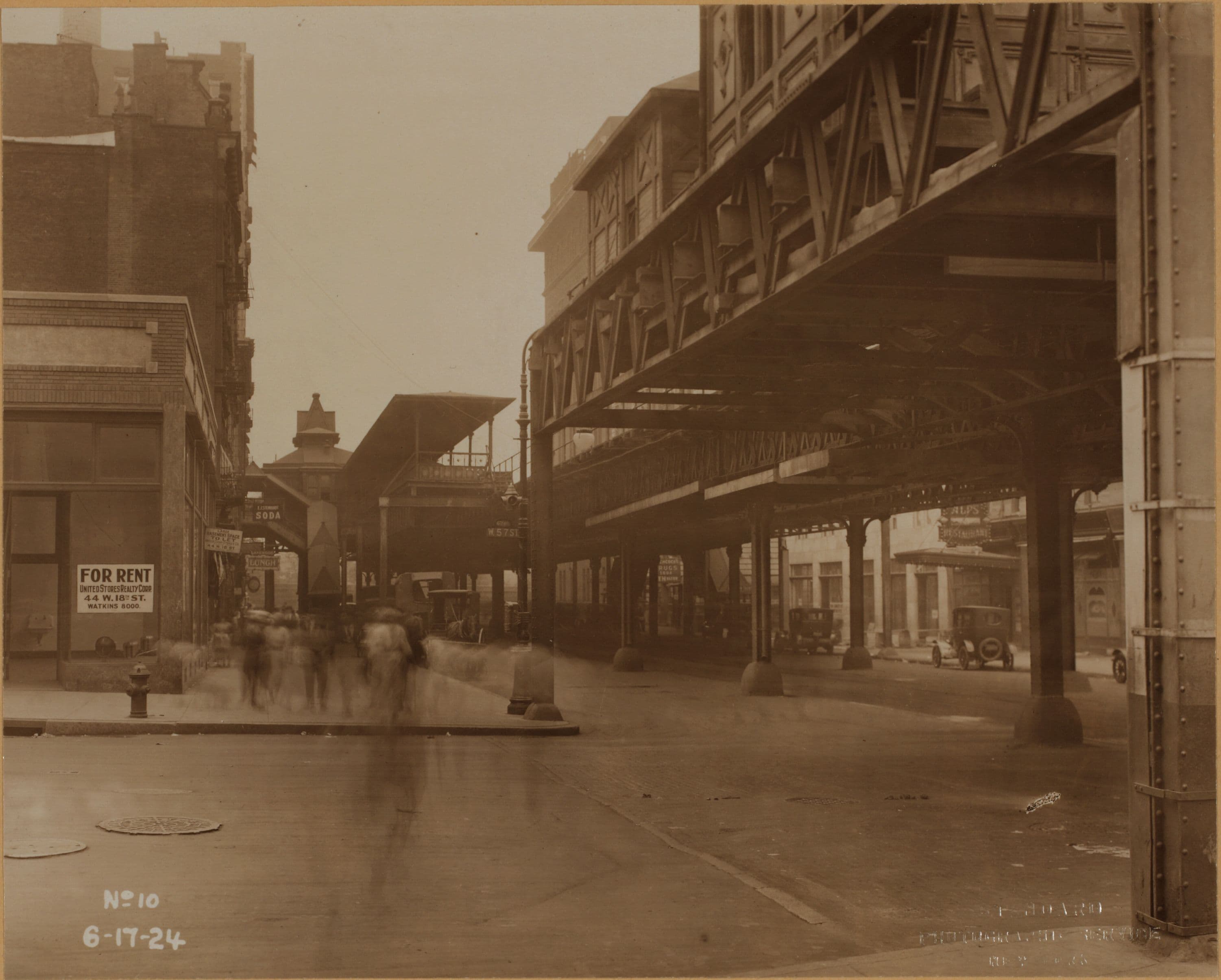 Manhattan: 57th Street (West) - 6th Avenue, 1924