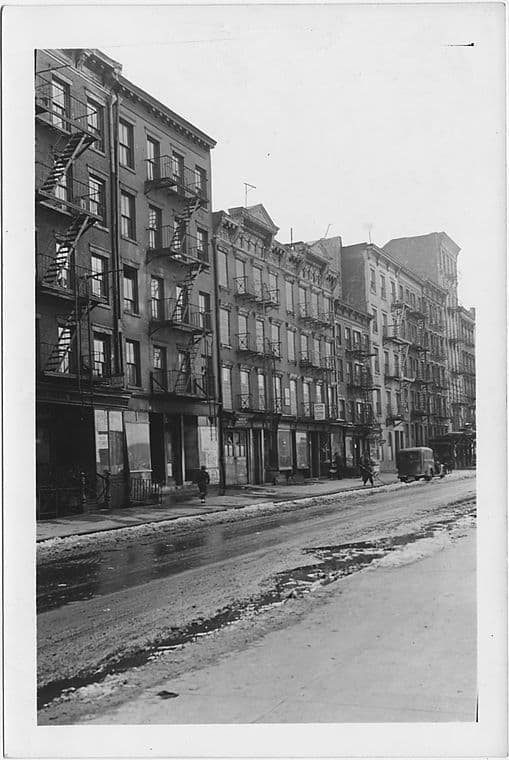 1st Avenue at 11th Street and , East side to West, Manhattan
