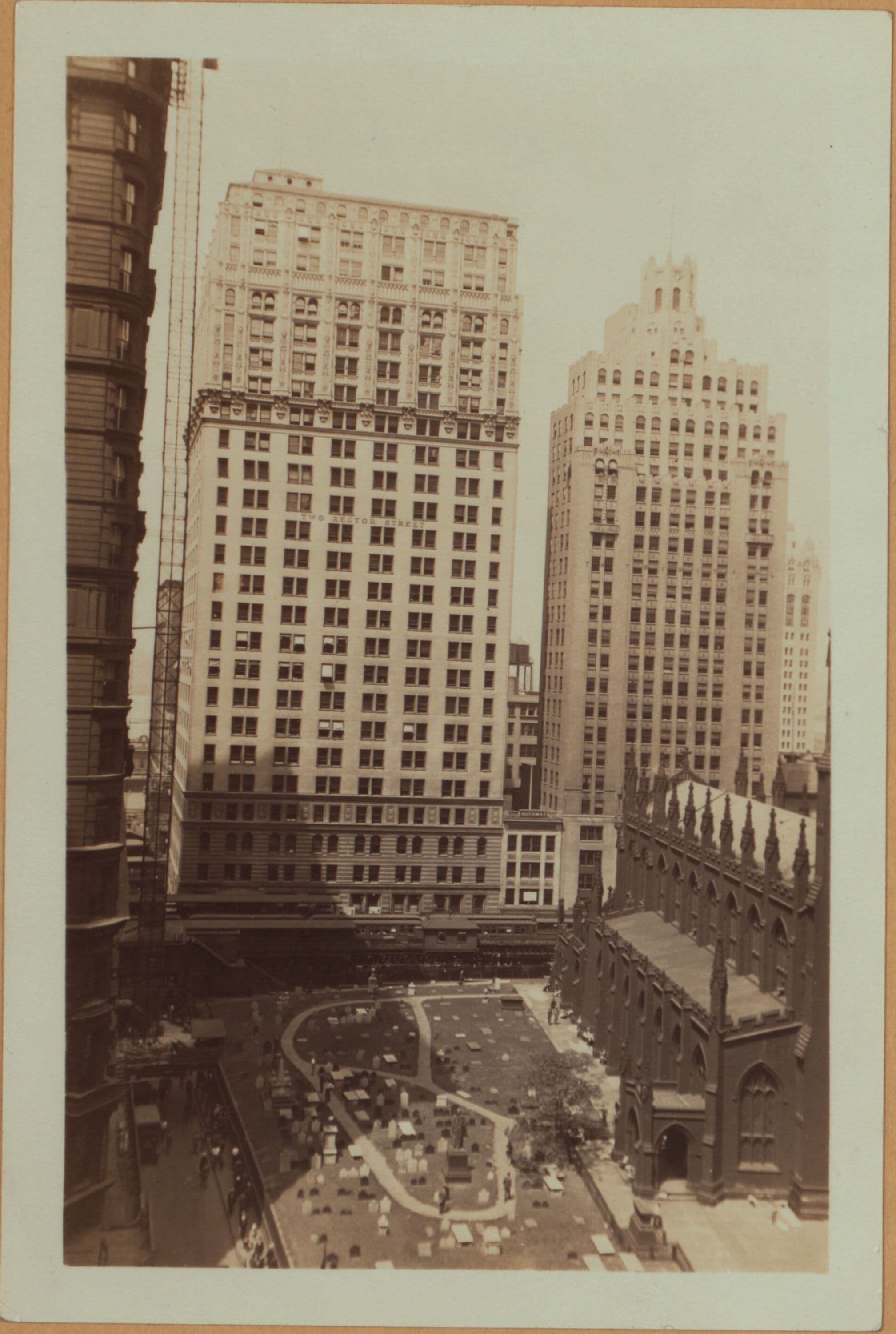 Manhattan: Trinity Place - Rector Street, 1929