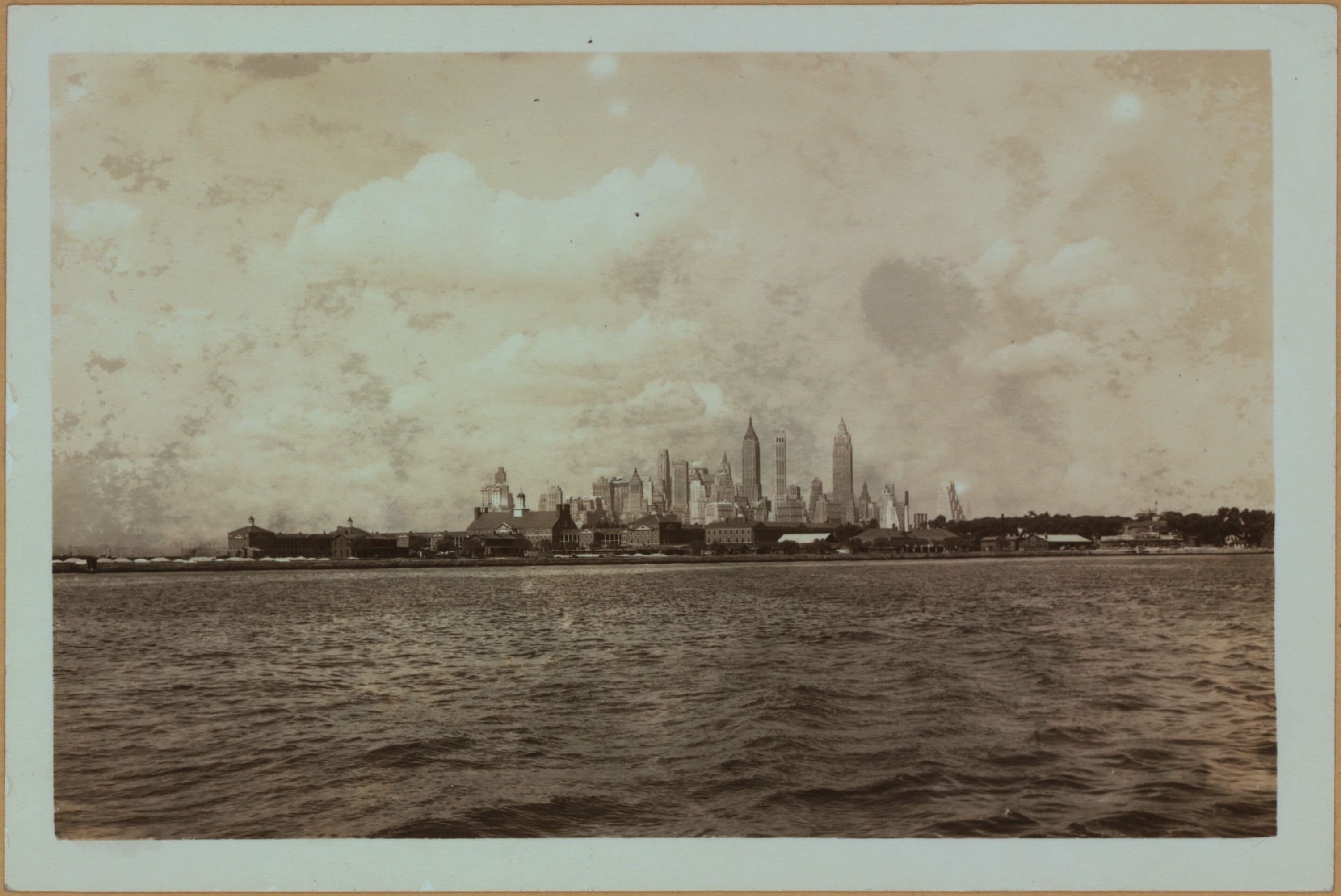 Islands - Governors Island - [View of the island from Brooklyn.]