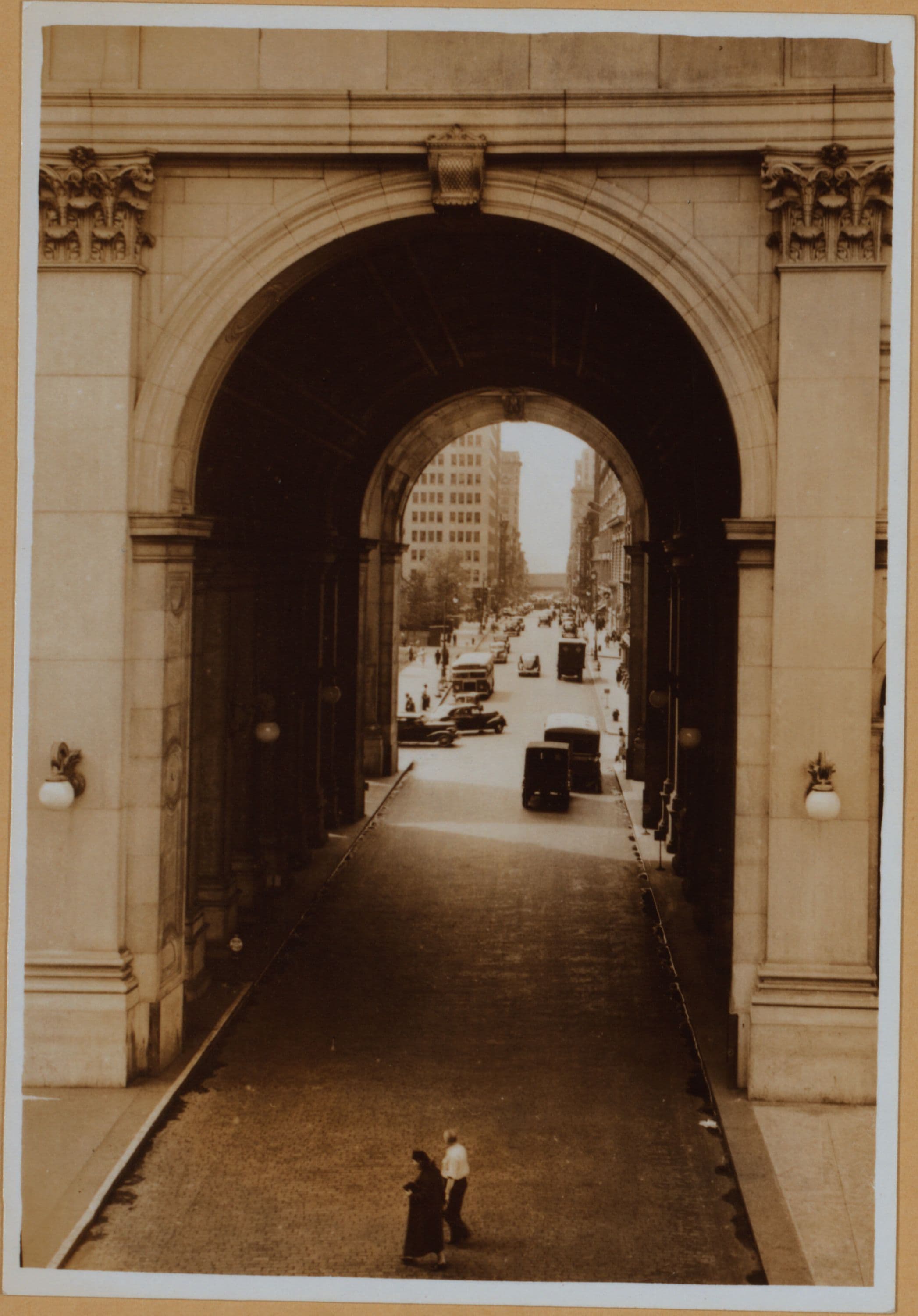 Manhattan: Chambers Street - Park Row, 1940