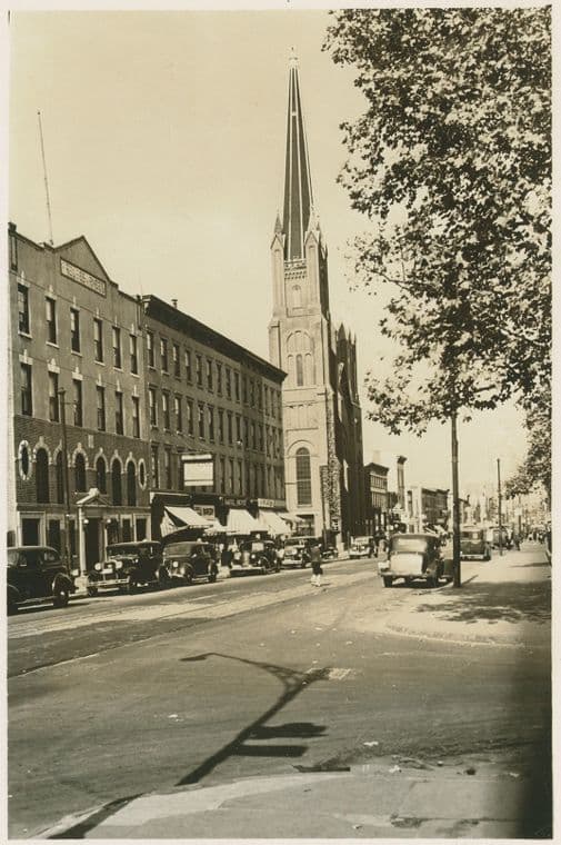 Court Street - Carroll Street looking north, 1939-10-21