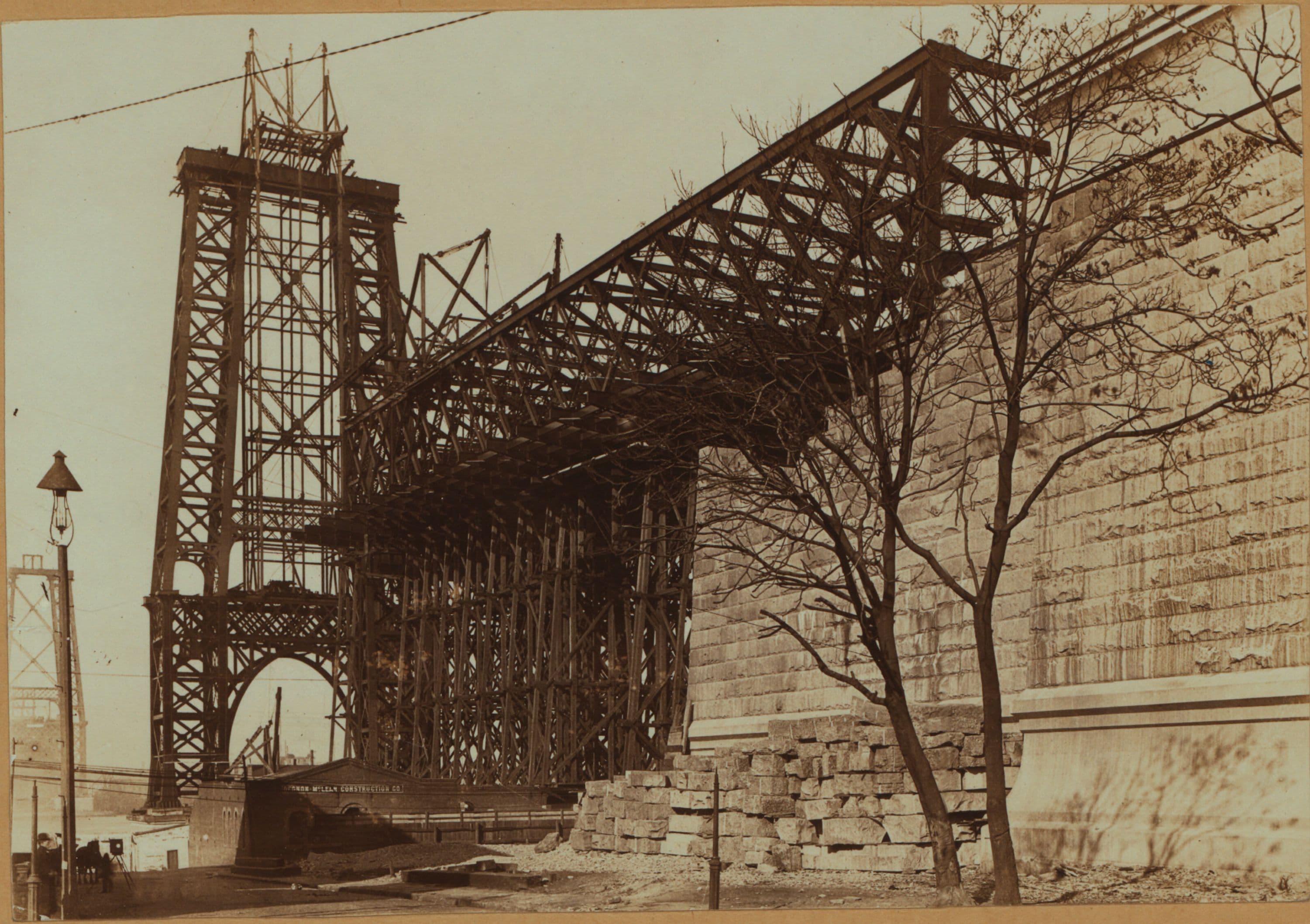 Bridges - Williamsburg Bridge - Brooklyn [Kent Avenue - Construction.]