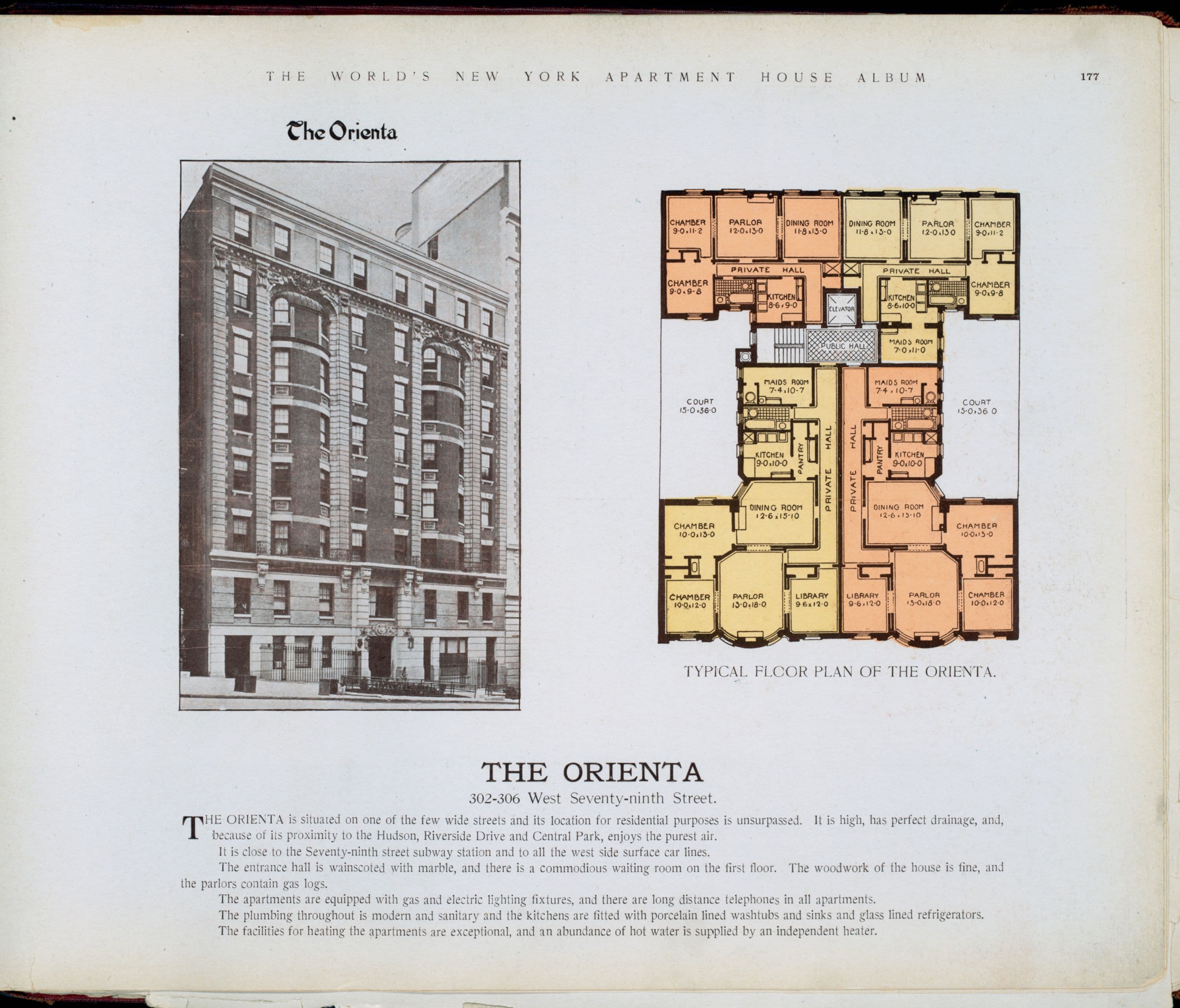 The Orienta, 302-306 West Seventy-ninth Street., 1910-03