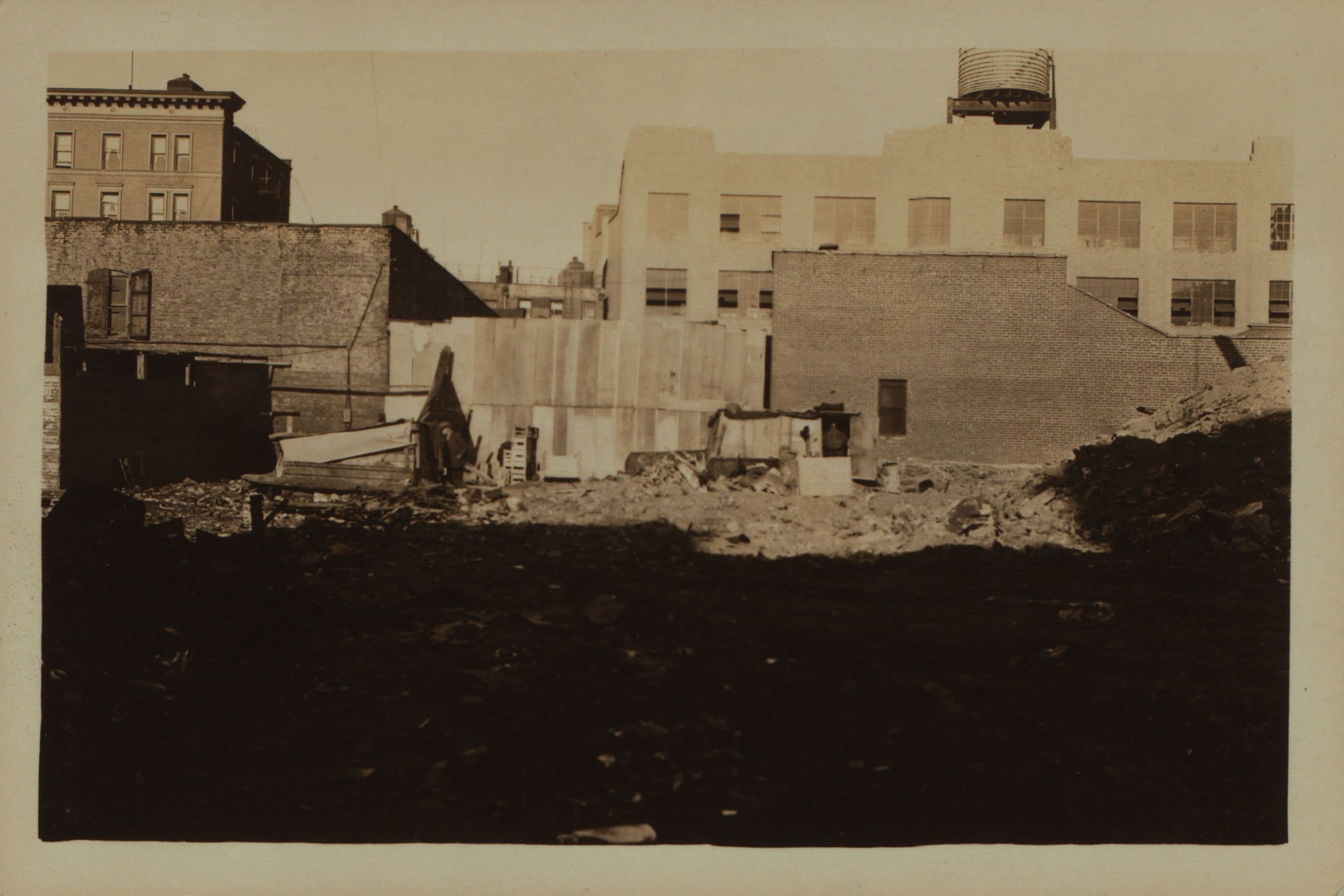 Squatters Colony between Morton and Barrow Streets., 1932–1934