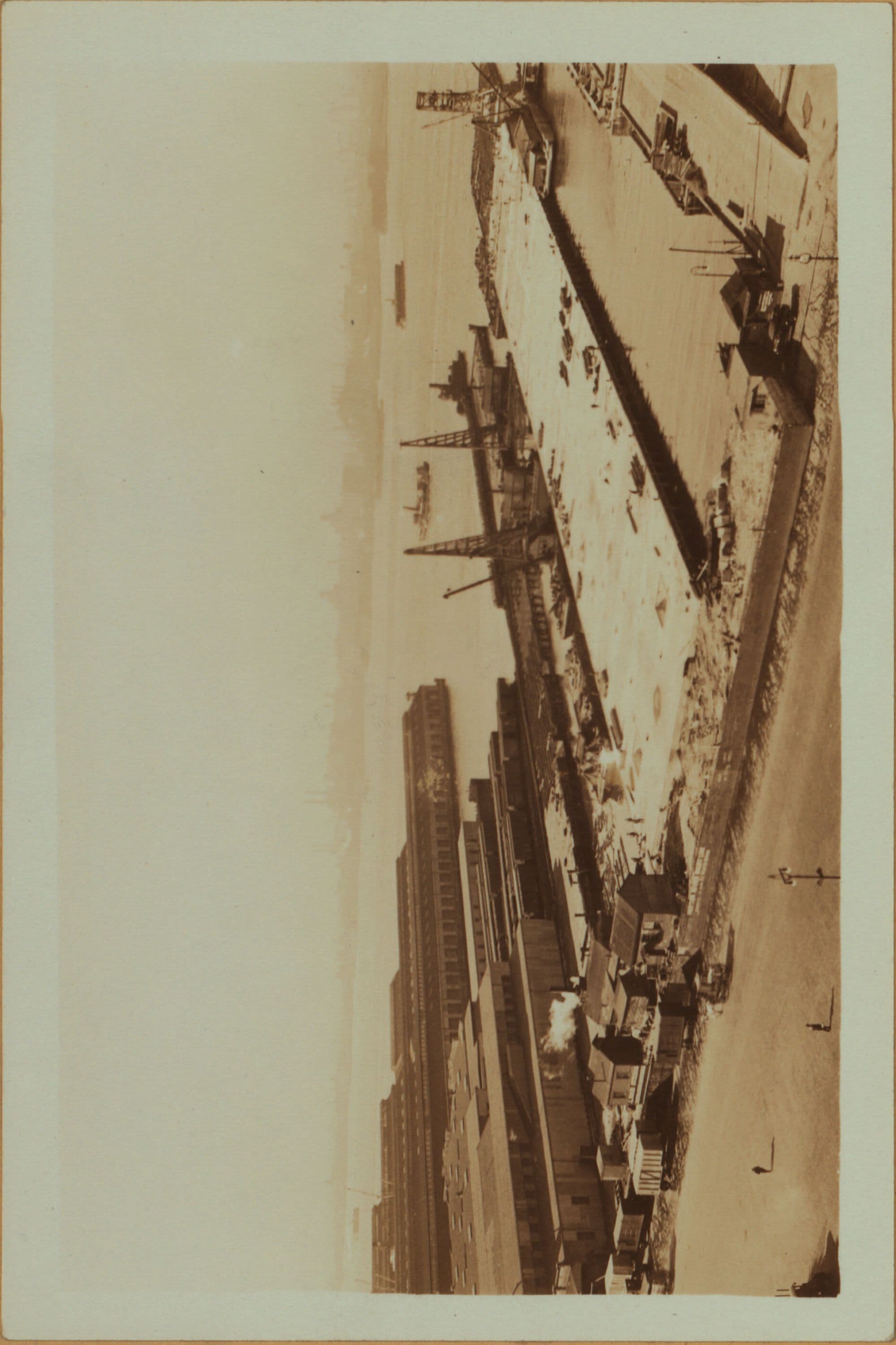 North (Hudson) River - Pier 32 of the North German Lloyd.
