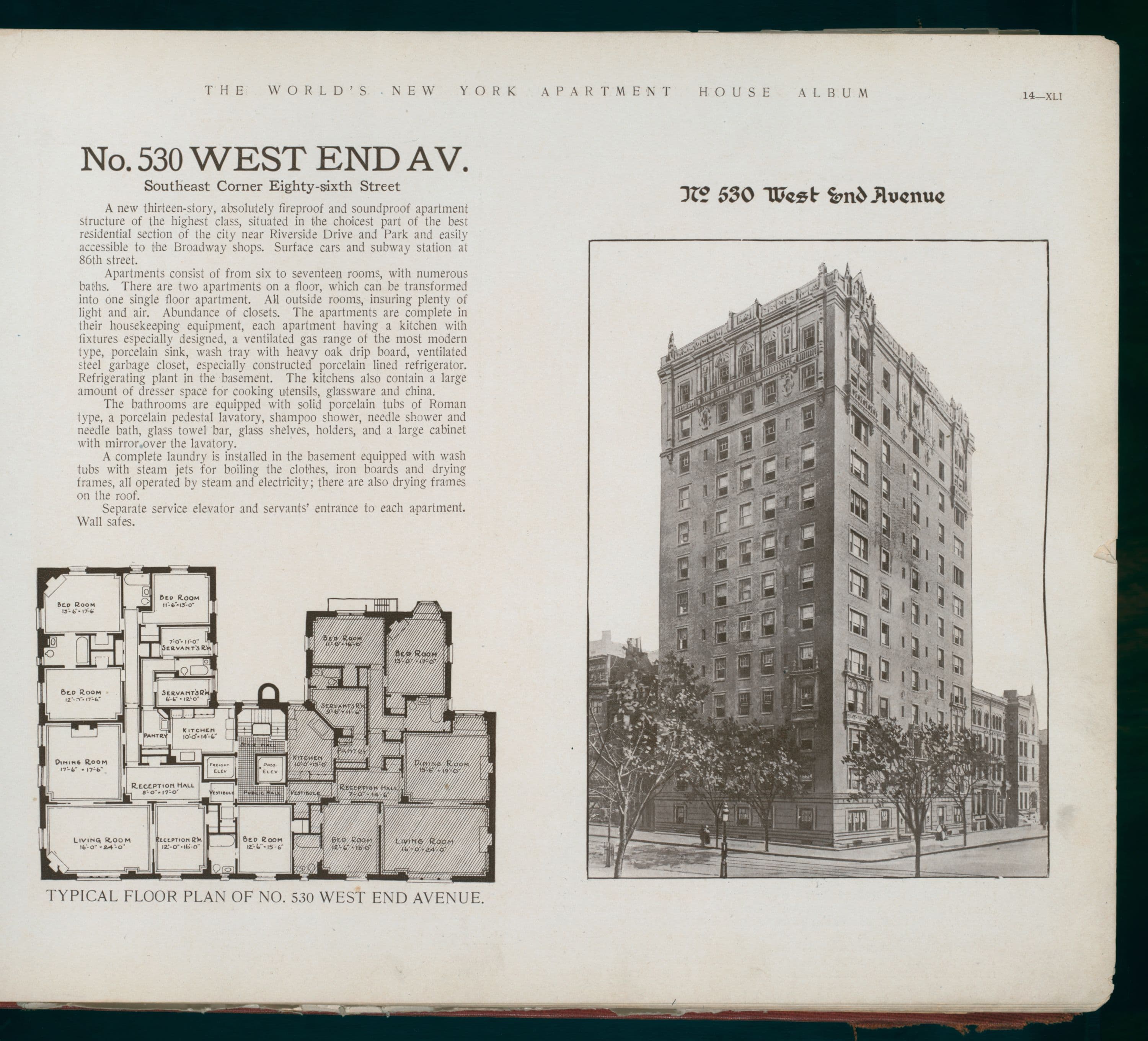 No. 530 West End Avenue. Southeast Corner Eighty-sixth Street., 1910-03