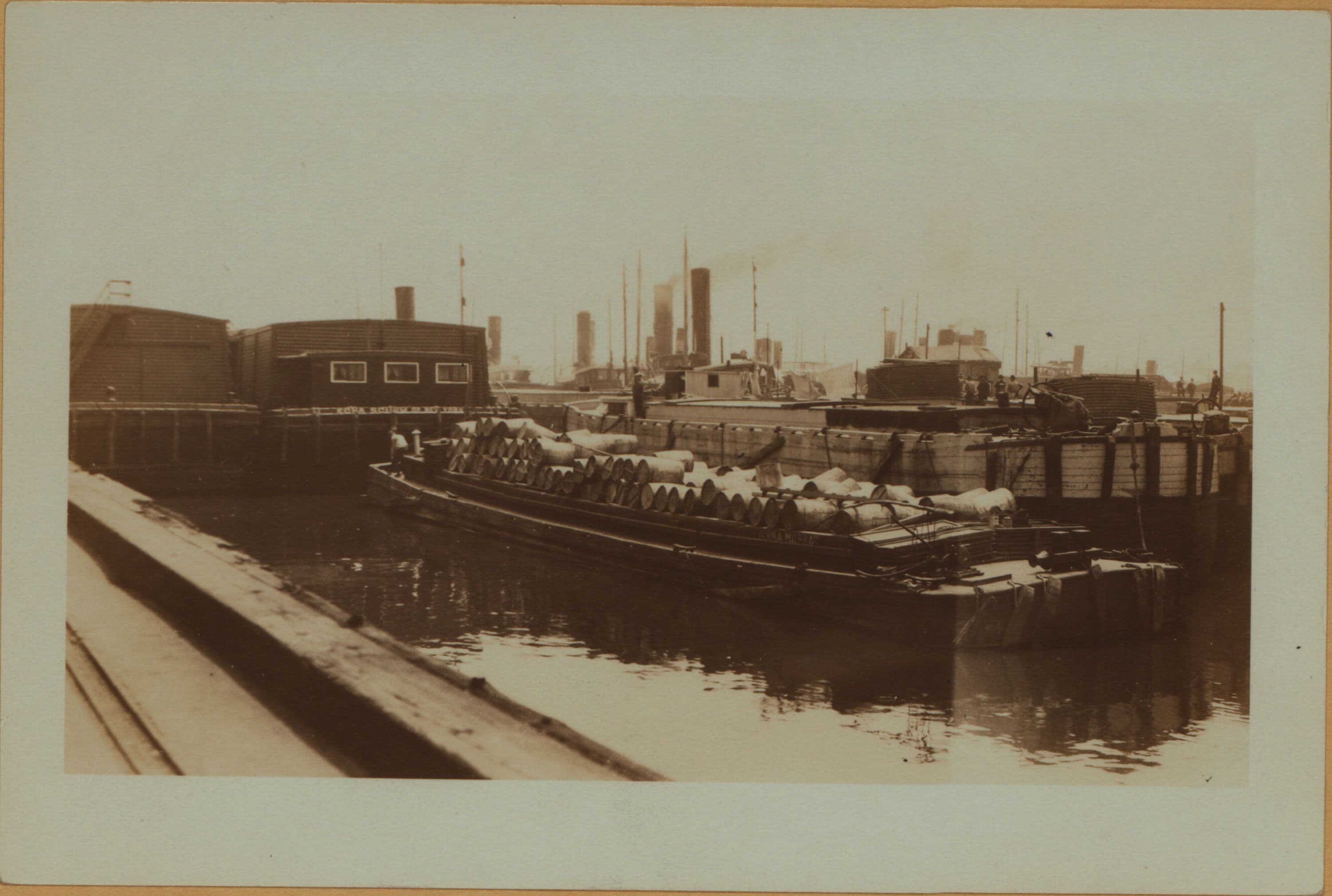 East River - River scenes - Pier 6 - [New York State Barge Canal Terminal.]