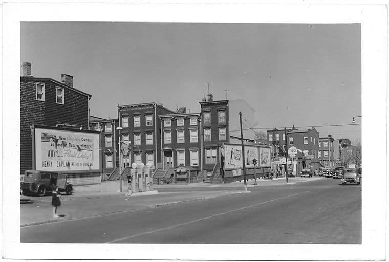 Willoughby Avenue at Franklin Avenue, to North, Brooklyn, 1941-04-22