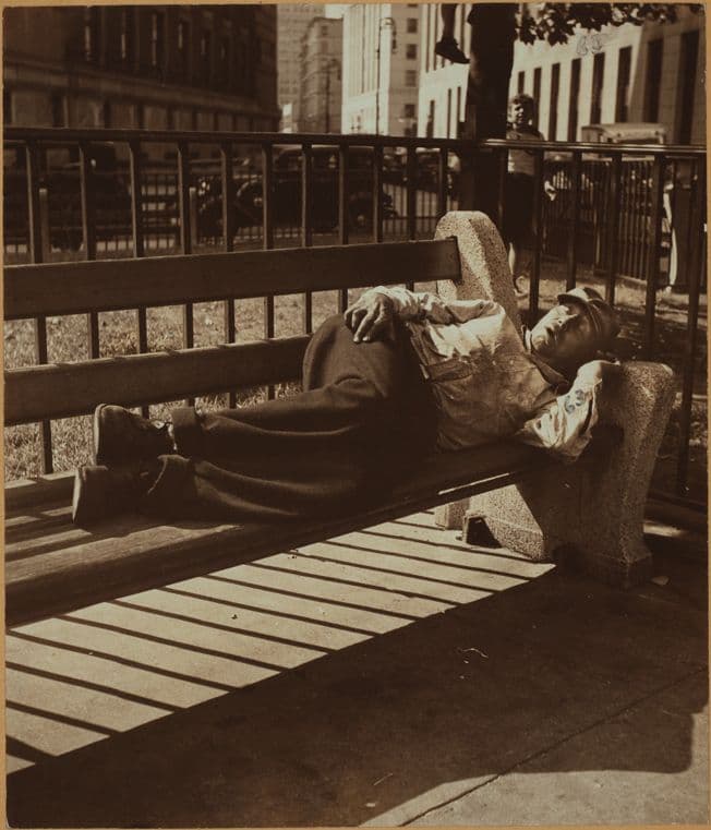 Street scenes - Sleeping derelict.
