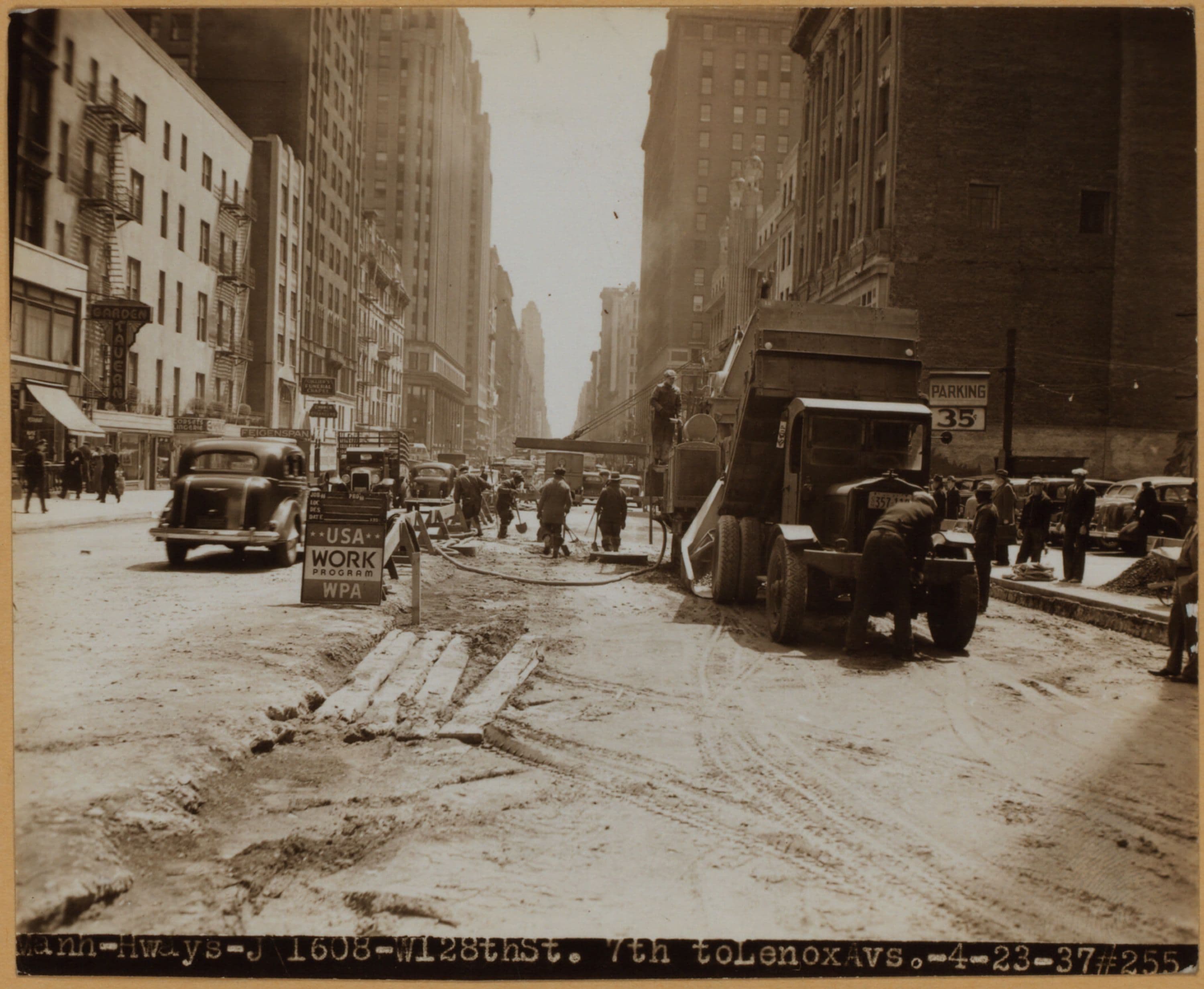 Manhattan: 57th Street (West) - 5th Avenue, 1936–1937