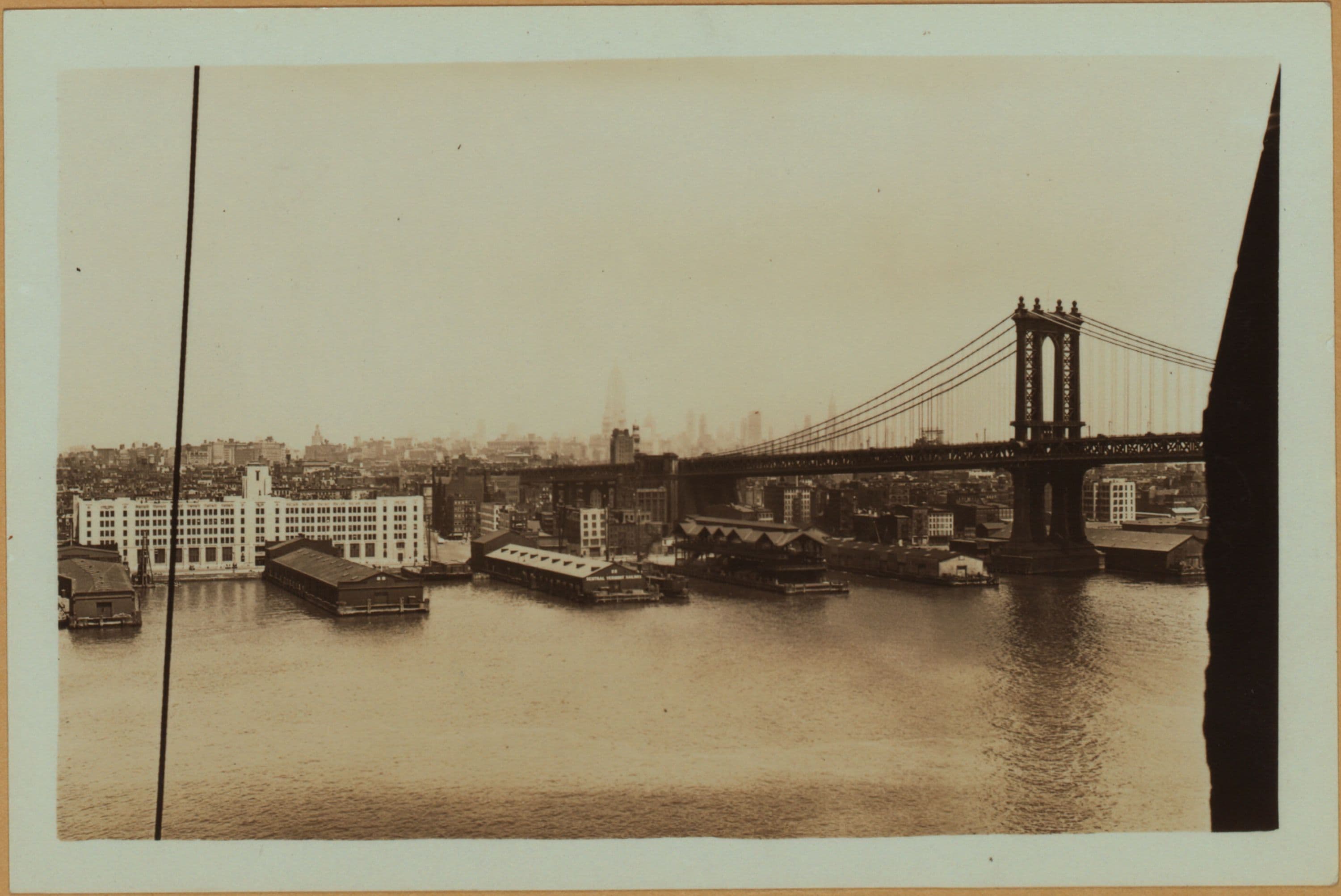 Bridges - Manhattan Bridge - [View of Manhattan end from Brooklyn.]