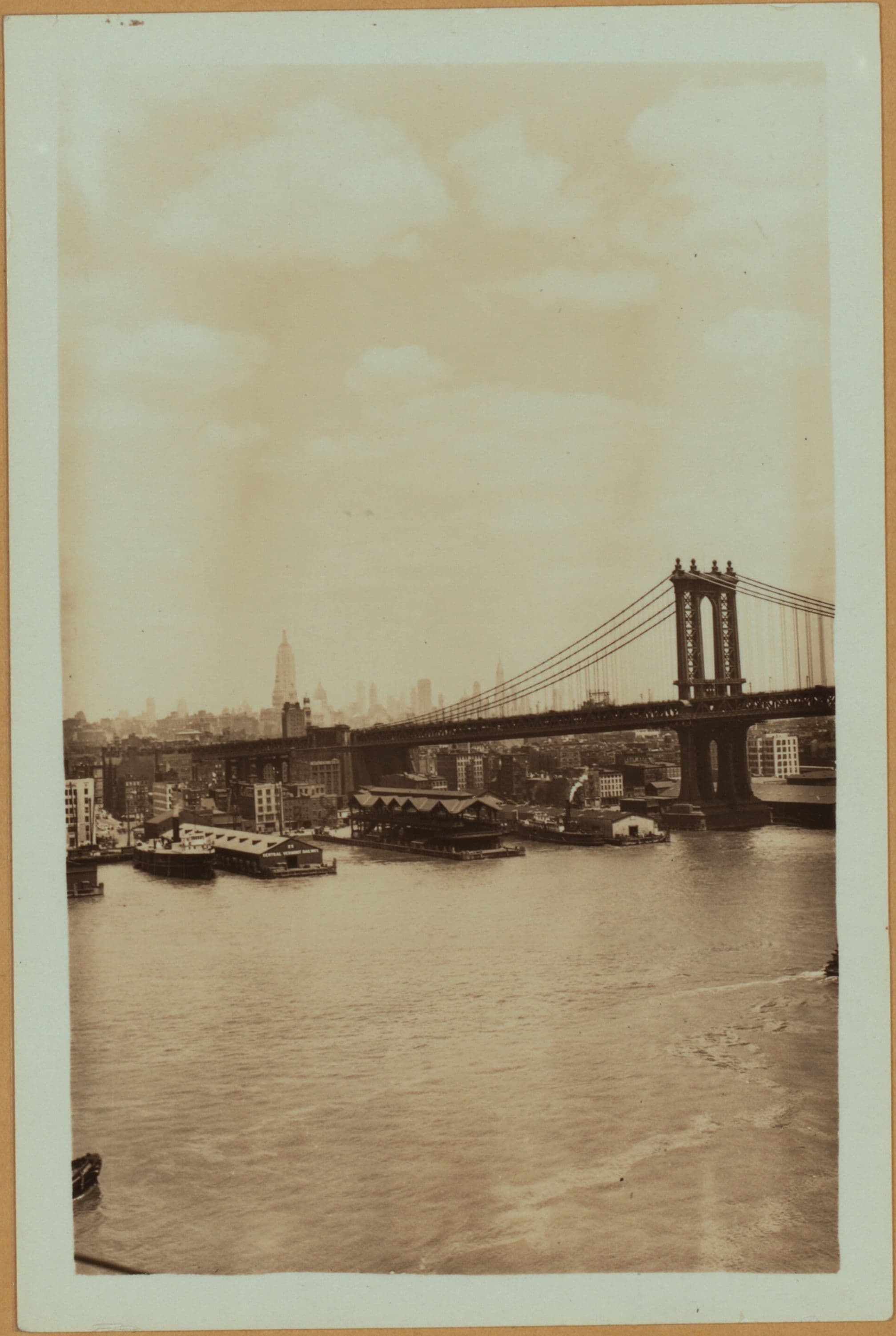 Bridges - Manhattan Bridge - [View of Manhattan end from Brooklyn.]